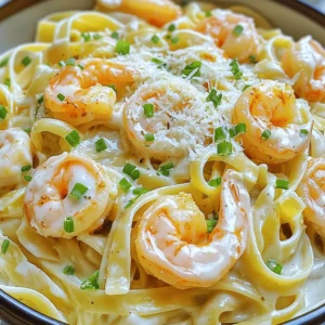 - 1 lb large shrimp, peeled and deveined - 8 oz fettuccine pasta - 3 cloves garlic, minced - 1 cup heavy cream - 1 tablespoon Cajun seasoning - 1/2 cup grated Parmesan cheese - Chopped green onions and parsley - 2 tablespoons olive oil - Salt and pepper to taste To create the best Cajun Shrimp Alfredo, focus on fresh, quality ingredients. The shrimp brings a sweet, briny flavor. I recommend large shrimp for a satisfying bite. Fettuccine pasta pairs well with the rich sauce and holds onto it nicely. Garlic adds depth to the dish. Minced garlic cooks quickly, so watch it closely. Heavy cream is essential for that luscious sauce. It gives the dish its creamy texture. Cajun seasoning adds a kick of flavor. You can find it at most grocery stores. If you like more heat, feel free to add extra. Parmesan cheese makes the sauce rich and cheesy. It melts beautifully into the cream, adding a savory note. For garnish, I love using green onions and parsley. They add color and freshness to the plate. Olive oil is important for sautéing the shrimp. It helps them cook evenly. Don’t forget salt and pepper to enhance all the flavors. You will find the complete recipe in the [Full Recipe] section. Enjoy cooking this delicious meal! - Bring salted water to a boil. - Cook fettuccine al dente and drain. Cooking pasta is the first step. Make sure to use enough salt in the water. This adds flavor to the pasta. I love fettuccine for its wide shape. It holds sauce well, giving every bite a creamy taste. After cooking, save a bit of pasta water. It helps later to adjust the sauce's thickness. - Toss shrimp with Cajun seasoning. - Sauté shrimp in olive oil until pink and opaque. Next, season your shrimp. Toss them in a bowl with Cajun seasoning. Make sure they are well coated. This spice gives a bold flavor that I find irresistible. Heat olive oil in a large skillet. Add the shrimp and sauté them for 2-3 minutes. They should turn pink and opaque. Remove them from the skillet and set aside. - Sauté garlic until fragrant. - Add heavy cream and simmer to thicken. - Stir in Parmesan cheese for creaminess. Now, let’s make the sauce. In the same skillet, add minced garlic. Sauté it for about 30 seconds until fragrant. This step fills the kitchen with a wonderful smell. Pour in the heavy cream and stir. Let it simmer for 2-3 minutes. This thickens the sauce nicely. Then, reduce the heat and mix in the grated Parmesan cheese. Stir until the cheese melts, making the sauce creamy. - Toss cooked shrimp and fettuccine with sauce. - Season and garnish before serving. Finally, combine everything. Add the cooked shrimp and fettuccine to the skillet. Toss them together with the sauce. If the sauce seems too thick, add some reserved pasta water. This step makes sure every piece of pasta is coated. Season with salt and pepper to taste. Garnish with chopped green onions and parsley before serving. This adds color and freshness, making your dish look beautiful. For the full recipe, check the earlier section. To make the best Cajun shrimp, avoid overcooking. Cook shrimp just until they turn pink and opaque. This keeps them tender and juicy. You can adjust the Cajun seasoning based on your taste. If you want it spicier, add more seasoning. If you prefer milder flavors, start with less. Use high-fat cream for the richest sauce. Heavy cream gives a thick and smooth texture. If the sauce is too thick, reserve pasta water. Add a little at a time until you reach your desired creaminess. This simple trick can change the whole dish! Serve your dish in a bright, colorful bowl. This makes the food pop and look inviting. Top with extra Parmesan cheese and fresh parsley. A sprinkle of green adds beauty and freshness. You can also place a few whole shrimp on top. This creates an elegant look for your meal. For the full recipe, check the link above! {{image_2}} Cajun Shrimp Alfredo is great on its own, but you can make it your own. Here are some fun ways to change it up. - Increase Cajun seasoning for more heat. This adds a strong flavor. - Add diced jalapeños for an extra kick. This brings in fresh spice and crunch. - Substitute shrimp with chicken or sausage. Both add nice flavors and textures. - Use tofu for a vegetarian option. It soaks up the sauce well and is filling. - Incorporate bell peppers or spinach. They add color and nutrients. - Serve with a side of garlic bread or salad. Both pair well with this creamy dish. Feel free to explore these options to make your meal unique! Check out the Full Recipe for more ideas. To keep your Cajun Shrimp Alfredo fresh, store it in an airtight container in the fridge. This method keeps the flavors intact. You can enjoy your leftovers for up to 3 days. Just remember, the sooner you eat, the better the taste! Reheating is simple. You can use a microwave or heat it in a skillet. If it seems dry, add a splash of cream or some pasta water. This trick helps bring back the creamy texture you love. If you want to save some for later, freeze it in portions. This dish can last for up to a month in the freezer. When you're ready to enjoy it again, thaw it overnight in the fridge. Then, reheat as usual. Your Cajun Shrimp Alfredo will taste almost as good as fresh! Cajun Shrimp Alfredo is a rich and creamy pasta dish. It combines fettuccine and shrimp with a spicy twist. The shrimp gets coated in Cajun seasoning, which adds warmth and depth. The sauce is made with heavy cream and Parmesan cheese, making it smooth and luscious. Each bite is a blend of heat and comfort, perfect for a cozy dinner. Yes, you can prepare Cajun Shrimp Alfredo ahead of time. Cook the pasta and shrimp separately, then store them. Keep the sauce in a different container. When you’re ready to eat, combine everything in a skillet. You can reheat it gently over low heat. Add a splash of cream or reserved pasta water to keep it creamy. Serve Cajun Shrimp Alfredo with a simple salad for freshness. A Caesar salad pairs well with the creamy pasta. Garlic bread is perfect for soaking up the sauce. For wine, a crisp Chardonnay complements the dish nicely. You can also try a light Pinot Grigio for a refreshing balance. Cajun Shrimp Alfredo combines tender shrimp, creamy sauce, and flavorful pasta. You learned the key ingredients, step-by-step cooking, and helpful tips. With simple adjustments, you can customize spice levels, swap proteins, or add vegetables. Store leftovers easily for tasty meals later. Enjoy sharing this dish with friends or family. Make it yours and savor the flavor!