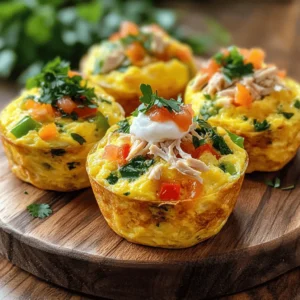 - 6 large eggs - 1/2 cup cottage cheese - 1/2 cup spinach, chopped - 1/4 cup bell pepper, diced - 1/4 cup onion, finely chopped - 1/2 cup cooked chicken, shredded - 1/4 teaspoon garlic powder - 1/4 teaspoon black pepper - 1/4 teaspoon salt - 1/2 cup shredded cheese (cheddar or feta) These ingredients combine to create a delicious and healthy breakfast. Eggs provide a solid base, full of protein. Cottage cheese adds creaminess and even more protein. Spinach and bell peppers boost the vitamins and minerals. Cooked chicken makes these muffins filling. You can mix and match the ingredients based on your taste. Protein-packed egg muffins offer many health benefits. They are high in protein, which helps build and repair muscles. The eggs and cottage cheese provide essential amino acids. Spinach and bell peppers add vitamins A and C. These muffins are low in carbs, making them a great choice for many diets. Healthy fats from cheese keep you full longer. - Muffin tin - Mixing bowls - Whisk and measuring cups Having the right tools makes cooking easier. A muffin tin shapes the muffins perfectly. Mixing bowls help combine all the ingredients well. A whisk ensures a smooth mixture. Use measuring cups for accuracy to get the best results. - Preheat the oven to 350°F (175°C). - Grease the muffin tin or use liners. Start by heating your oven. This step is key in getting the muffins to rise well. Greasing the tin or using liners helps with easy removal. - Whisk eggs and cottage cheese. - Add veggies and meat, mix thoroughly. In a large mixing bowl, whisk the eggs and cottage cheese together. This combo adds creaminess and protein. Next, add the chopped spinach, diced bell pepper, chopped onion, and shredded chicken. Mix it all well. You want every bite to have a bit of everything. - Pour mixture into muffin cups. - Bake for 20-25 minutes until set. Pour the egg mixture into the muffin cups. Fill each cup about three-quarters full. Bake them in the preheated oven for 20 to 25 minutes. The muffins should puff up, and a toothpick should come out clean when inserted. Enjoy the lovely aroma while they bake! - Avoid overmixing the egg mixture. This keeps the muffins fluffy and light. - Bake until the tops are lightly golden. This shows they are cooked just right. - Make a batch for the week. This saves time on busy mornings. - Store in the fridge or freezer. They stay fresh and ready to eat. - Serve with avocado or salsa. This adds flavor and healthy fats. - Pair with a side salad. This makes a complete, balanced meal. {{image_2}} You can make your egg muffins even better by changing some ingredients. First, swap cottage cheese for Greek yogurt. This change keeps the muffins creamy and adds a tangy flavor. You can also use different vegetables. Try adding zucchini or mushrooms for a new taste. Both veggies bring great texture and nutrients. To boost the flavor, add fresh herbs like dill or parsley. These herbs brighten the taste and add a pop of color. You can also experiment with different cheese varieties. Cheddar adds sharpness, while feta brings a salty zing. Mixing cheeses can create a unique flavor that you’ll love. If you want a vegetarian option, just omit the chicken. You can replace it with more veggies or beans for protein. Also, if you have allergies, make sure to pick gluten-free options. This way, everyone can enjoy these muffins without worry. To keep your protein packed egg muffins fresh, store them in an airtight container. They will last for up to one week in the fridge. This makes it easy to grab a healthy breakfast on busy mornings. For longer storage, freeze the muffins. Place them on a baking sheet first. Once they are frozen, transfer them to a freezer bag. They can be stored for up to three months. This way, you can always have a protein boost ready whenever you need it. When you’re ready to enjoy your muffins, reheat them in the microwave or oven. For the best taste, serve them warm. This enhances their flavor and gives you that fresh baked experience again. You can boost protein in these muffins easily. - Add more eggs or cottage cheese. - Include toppings like diced turkey or bacon. These changes will add flavor and make them even more filling. Yes, you can make these muffins ahead of time. They store well and are great for meal prep. Simply keep them in an airtight container in the fridge. They last about one week. You can also freeze them for later use. Yes, these muffins are quite healthy. They are high in protein and nutrient-dense. With ingredients like eggs, spinach, and chicken, they offer many vitamins. You get healthy fats and low carbs, making them a balanced meal. These protein-packed egg muffins are easy to make and great for any meal. You need simple ingredients like eggs, cheese, and veggies. They offer high protein, low carbs, and essential vitamins. Use a muffin tin to bake them in only 20-25 minutes. You can tweak the recipe with different veggies or cheeses to fit your taste. Meal prep for the week, store them well, and enjoy them at any time. With these tips, I hope you create your own tasty muffins and fuel your day!