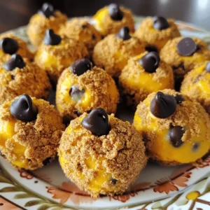To make these tasty bites, gather the following ingredients: - 1 cup rolled oats - 1/2 cup almond flour - 1/2 cup cream cheese, softened - 1/2 cup pumpkin puree - 1/4 cup maple syrup - 1 teaspoon vanilla extract - 1 teaspoon pumpkin pie spice - 1/4 teaspoon salt - 1/4 cup chocolate chips (dark or semi-sweet) - 1/4 cup crushed graham crackers (for coating) These ingredients ensure a creamy, sweet treat packed with fall flavors. You can play around with the flavors by adding these optional ingredients: - Chopped nuts for crunch - Dried fruits like cranberries or raisins - A dash of cinnamon for extra spice - Peanut butter for a nutty twist These options help you customize the bites to your taste. Each serving includes about 1 energy bite. Here&rsquo;s what you get: - Calories: 120 - Protein: 3g - Carbohydrates: 15g - Fat: 6g - Fiber: 2g These bites are a great snack. They provide energy without too much sugar. First, gather all your ingredients. You will need: - 1 cup rolled oats - 1/2 cup almond flour - 1/2 cup cream cheese, softened - 1/2 cup pumpkin puree - 1/4 cup maple syrup - 1 teaspoon vanilla extract - 1 teaspoon pumpkin pie spice - 1/4 teaspoon salt - 1/4 cup chocolate chips - 1/4 cup crushed graham crackers Make sure to measure the ingredients carefully. This helps each bite taste just right. Set everything out on your counter. You want to work quickly and smoothly. In a large mixing bowl, add the rolled oats and almond flour. Stir these two together until they blend well. Then, add your cream cheese, pumpkin puree, maple syrup, vanilla extract, pumpkin pie spice, and salt. Now, it&rsquo;s time to mix! You can use a spatula or your hands. The goal is to combine everything into a sticky mix that holds together. If it feels too dry, add a bit more pumpkin puree. After mixing, fold in the chocolate chips gently. This way, you keep the chips whole. Next, chill the mixture for 15-20 minutes in the fridge. This makes it easier to shape. After chilling, wet your hands lightly. Scoop out small portions, about one tablespoon each. Roll them into balls. Now for the fun part! Roll each ball in the crushed graham crackers to coat them evenly. This gives them a nice crunch. Place the bites on a baking sheet lined with parchment paper. Finally, refrigerate them for another 30 minutes to set. Enjoy this simple, tasty treat! To get the right texture for your energy bites, the mixture must be sticky. If it feels too dry, add a bit more pumpkin puree or cream cheese. If it&rsquo;s too wet, mix in more almond flour or oats. Always aim for a balance that helps the bites hold together well. Store your energy bites in an airtight container. This keeps them fresh for about a week in the fridge. If you want them to last longer, consider freezing them. Just make sure to separate each bite with parchment paper before sealing them in a freezer bag. These energy bites make a great snack for any time. Try pairing them with a warm cup of tea or coffee. You can also serve them on a festive plate and sprinkle some extra pumpkin pie spice on top for a nice touch. For a fun twist, place them in a mason jar for easy grab-and-go snacks. {{image_2}} You can easily change the flavors in these bites. For a chocolate twist, add cocoa powder or use chocolate chips. Swap the pumpkin puree for mashed banana for a fruity taste. Want a festive flair? Try adding a few drops of peppermint extract for a holiday vibe. Each variation keeps the bites fun and exciting. You can make simple swaps to fit your needs. If you&rsquo;re out of almond flour, use any nut flour or oat flour. Cream cheese can be replaced with Greek yogurt for a lighter option. If you want a sweeter touch, agave syrup works well in place of maple syrup. Be creative with what you have! Making these bites gluten-free is easy. Just use certified gluten-free oats and flour. For a vegan option, substitute cream cheese with a vegan cream cheese or cashew cream. Replace honey or maple syrup with date syrup for added sweetness. These modifications keep the bites delicious while fitting special diets. To keep your No-Bake Pumpkin Cheesecake Energy Bites fresh, store them in an airtight container. This helps prevent them from drying out. Place a piece of parchment paper between layers if you stack them. Refrigeration keeps them tasty for up to one week. The bites may lose some firmness if left out too long. Always check for any signs of spoilage before eating. Freezing is a great way to store these tasty bites for longer. Once you roll them into balls, place them on a baking sheet lined with parchment paper. Freeze them for about 1-2 hours until firm. Then, transfer them to a freezer-safe bag or container. This way, you can enjoy your energy bites for up to three months. Just remember to label the bag with the date. To defrost your frozen energy bites, take them out of the freezer and let them sit at room temperature. They usually thaw in about 15-30 minutes. If you're in a hurry, you can microwave them for 10-15 seconds. Avoid leaving them out too long, as they can become too soft. Enjoy them chilled or at room temp for the best taste! Yes, you can use other flours. If you want a gluten-free option, try coconut flour or oat flour. Just remember, each flour has a different texture. Almond flour gives a nice nutty flavor, while coconut flour absorbs more moisture. You might need to adjust the liquid in the recipe. These energy bites last about one week in the fridge. Store them in an airtight container to keep them fresh. If you want to keep them longer, you can freeze them. They&rsquo;ll stay good for about three months in the freezer. Just thaw them in the fridge before you eat. Yes, adding protein powder is a great idea! It boosts the nutrition and makes them more filling. Start with one to two tablespoons. Mix it in with the other ingredients. You may need to add a little more liquid, like maple syrup or pumpkin puree, to keep the texture right. This blog post covered how to make tasty no-bake pumpkin cheesecake energy bites. You learned about the essential and optional ingredients, step-by-step instructions, and useful tips for success. We also explored flavor variations and proper storage. These bites are simple and fun to make. Enjoy them as a snack or treat. They fit many diets and are great for sharing. Try customizing them to match your taste. Now, you can enjoy this delicious and healthy treat whenever you want!