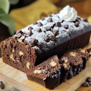 To make your Chocolate Espresso Loaf, gather these ingredients: - 1 &frac12; cups all-purpose flour - 1 cup granulated sugar - &frac12; cup unsweetened cocoa powder - 1 teaspoon baking powder - &frac12; teaspoon baking soda - &frac14; teaspoon salt - 2 large eggs - &frac12; cup vegetable oil - 1 cup brewed espresso, cooled - 1 teaspoon vanilla extract - &frac12; cup semi-sweet chocolate chips - &frac14; cup chopped walnuts (optional) You can make some changes if needed. If you run out of all-purpose flour, whole wheat flour works well. For sugar, you can use brown sugar for a deeper flavor. If you want less caffeine, try decaf espresso. For eggs, use flaxseed meal mixed with water for a vegan option. You can also substitute vegetable oil with melted coconut oil for a unique twist. Using high-quality ingredients makes a big difference in taste. Choose unbleached flour for a richer texture. Look for premium cocoa powder; it gives a bold chocolate flavor. Your espresso should be freshly brewed for the best aroma. Select chocolate chips with a high cocoa content for a deeper taste. Always use fresh eggs for the best rise and moisture in your loaf. Start by preheating your oven to 350&deg;F (175&deg;C). Grab a 9x5 inch loaf pan and grease it well to prevent sticking. In a large bowl, mix together the dry ingredients: 1 &frac12; cups flour, 1 cup sugar, &frac12; cup cocoa powder, 1 teaspoon baking powder, &frac12; teaspoon baking soda, and &frac14; teaspoon salt. Whisk them until they blend nicely. In a separate bowl, beat 2 large eggs. Then, add &frac12; cup vegetable oil, 1 cup cooled espresso, and 1 teaspoon vanilla extract. Stir this mixture until it is smooth. Next, pour the wet mix into the dry mix. Gently fold them together until just combined. It&rsquo;s key to avoid overmixing at this stage. After that, fold in &frac12; cup semi-sweet chocolate chips and, if you like, &frac14; cup chopped walnuts. This will add a nice crunch and depth to your loaf. When pouring the batter into the loaf pan, use a spatula to smooth the top. This helps it bake evenly. Bake in your preheated oven for about 55 to 60 minutes. Each oven is a bit different, so keep an eye on your loaf. If you notice it browning too fast, you can cover it loosely with foil. To check if your loaf is done, insert a toothpick into the center. If it comes out clean or with a few crumbs, it's ready. If you see wet batter, give it a few more minutes. Once baked, take it out and let it cool in the pan for 10 minutes. This helps it firm up. After that, move it to a wire rack to cool completely. Enjoy the rich aroma while it cools! To make your Chocolate Espresso Loaf even better, you can add a few things. Try using dark chocolate chips instead of semi-sweet ones for a richer taste. You can also sprinkle some sea salt on top before baking. This adds a nice flavor contrast. If you love nuts, add more walnuts or try pecans. They give a nice crunch. One big mistake is overmixing the batter. This can make your loaf tough. Mix just until combined. Another mistake is not measuring ingredients correctly. Use a kitchen scale for accuracy. Also, make sure your espresso is cooled before adding it. Hot espresso can cook the eggs. Lastly, don't skip greasing the pan. This helps the loaf come out clean. To keep your loaf moist, use oil instead of butter. Oil keeps the loaf soft for longer. Make sure not to bake it too long. Check doneness with a toothpick. It should come out clean but not dry. Adding yogurt or sour cream can also help. Mix a little into your batter for extra moisture. {{image_2}} You can add nuts to your loaf for extra crunch. I suggest using walnuts. They add a nice flavor that pairs well with chocolate and espresso. Simply fold in &frac14; cup of chopped walnuts when you mix in the chocolate chips. If you want a different nut, try pecans or hazelnuts. They will also taste great in the loaf. To change the flavor of your loaf, you can add spices or extracts. A pinch of cinnamon gives warmth and depth. For a twist, try adding a teaspoon of almond extract instead of vanilla. You can also use orange zest for a fresh, fruity note. These additions will make your loaf unique and exciting. You can make this loaf gluten-free by using a gluten-free flour blend. Make sure it includes xanthan gum to help with texture. For a vegan option, replace the eggs with flax eggs. Mix one tablespoon of ground flaxseed with three tablespoons of water. Let it sit for five minutes to thicken. Use this in place of each egg in the recipe. These swaps keep the loaf delicious and suitable for different diets. To keep your Chocolate Espresso Loaf fresh, wrap it tightly in plastic wrap. You can also use aluminum foil. Store it at room temperature for up to three days. For longer storage, place it in the fridge. Just make sure to wrap it well to avoid drying out. Freezing is a great option for long-term storage. First, let the loaf cool completely. Then, slice it into pieces. Wrap each slice in plastic wrap, then place them in a freezer bag. This way, you can enjoy a slice whenever you want! The loaf can last in the freezer for up to three months. Reheating is simple and quick. If you want a warm slice, take it out of the fridge. Place it in the microwave for about 10 to 15 seconds. For frozen slices, thaw them in the fridge overnight. Then, reheat in the microwave or toast them in a toaster oven. This brings back the fresh-baked taste! Yes, you can use instant coffee instead of brewed espresso. Just mix 1 tablespoon of instant coffee with 1 cup of hot water. Stir until the coffee dissolves. This will give your loaf a nice coffee flavor. However, brewed espresso has a richer taste. If you want a deeper flavor, stick with the espresso. To check if your loaf is fully baked, insert a toothpick into the center. If it comes out clean, the loaf is ready. If it has wet batter on it, bake for a few more minutes. Also, the loaf should spring back when gently pressed. A golden-brown top is another good sign. Chocolate Espresso Loaf is great for many occasions. Serve it at a brunch with friends. It makes a lovely dessert for a dinner party. You can also enjoy it with coffee in the afternoon. Birthdays or holidays are perfect times too. This loaf is a crowd-pleaser for any celebration. You learned how to make a delicious Chocolate Espresso Loaf. We covered the key ingredients, step-by-step instructions, and tips for success. Remember, use quality ingredients and avoid common mistakes for the best results. Variations allow you to create new flavors or cater to dietary needs. Store leftovers properly to enjoy later. This loaf suits many occasions, making it a versatile treat. Enjoy baking and share your tasty results!