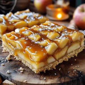 To make Caramel Apple Shortbread Bars, you need: - 2 cups all-purpose flour - 1 cup unsalted butter, softened - 1/2 cup powdered sugar - 1/4 teaspoon salt - 1/2 teaspoon vanilla extract - 3 medium apples, peeled, cored, and diced - 1 teaspoon cinnamon - 1/2 cup granulated sugar - 1/2 cup caramel sauce - 1/2 cup oats You can change a few ingredients for different flavors: - Use brown sugar instead of granulated sugar for a richer taste. - Swap out the apples for pears or peaches if you want. - Try using almond flour for a gluten-free option. - Replace butter with coconut oil for a dairy-free treat. Gather these tools before you start: - 9x13 inch baking pan - Mixing bowls - Electric mixer or whisk - Spatula - Parchment paper (optional for easy removal) - Knife for dicing apples - Measuring cups and spoons These ingredients and tools will help you make the best Caramel Apple Shortbread Bars. Enjoy the sweet process of baking! Start by preheating your oven to 350°F (175°C). Grease a 9x13 inch baking pan or line it with parchment paper. This will help you remove the bars easily later. In a large bowl, mix softened butter, powdered sugar, salt, and vanilla extract. Use an electric mixer to beat this mixture until it is light and fluffy. Slowly add the flour to the bowl. Mix until just combined. Next, take about two-thirds of the shortbread mixture and press it into the bottom of the prepared pan. Use a spatula to smooth it out evenly. For the apple filling, peel, core, and dice three medium apples. Toss the apple pieces with granulated sugar and cinnamon in another bowl. Make sure they are evenly coated. Spread this apple mixture over the shortbread base in the pan. Now, drizzle half of the caramel sauce over the apples. This adds a rich flavor. In a separate bowl, mix the remaining shortbread with oats. This will be your crumbly topping. Scatter this topping evenly over the apples and caramel. Place the pan in the preheated oven and bake for 25-30 minutes. Watch for a golden brown top and tender apples. Once baked, remove the pan from the oven. Let the bars cool in the pan for about 15 minutes. Drizzle the remaining caramel sauce on top. For serving, slice the bars into squares. You can serve them warm or at room temperature. A sprinkle of sea salt on top adds a great touch. For a special treat, add a dollop of whipped cream or a scoop of vanilla ice cream! When making Caramel Apple Shortbread Bars, avoid overmixing the dough. This can make your shortbread tough. Also, make sure your butter is softened, not melted. Using melted butter will change the texture of the bars. Don’t skip the cooling step. If you cut them too soon, they may fall apart. To get a great shortbread base, use cold butter. This helps create a nice crumb. Mix the butter with powdered sugar until fluffy. Add the flour slowly, just until combined. Press it firmly into the pan. A flat, even layer will bake better. Add a pinch of nutmeg for warmth. You can also mix in chopped nuts, like pecans or walnuts, for crunch. If you love coconut, shredded coconut adds a nice twist. For a caramel kick, try using caramel bits in the topping. Each of these extras brings a new flavor that makes your bars stand out. {{image_2}} You can use many kinds of apples for these bars. Sweet apples like Fuji or Honeycrisp work well. If you prefer a tart flavor, try Granny Smith apples. Each type of apple adds its unique taste. Mixing different apples can create a fun flavor blend. Aim for three medium apples, peeled, cored, and diced. If you need a gluten-free option, swap the all-purpose flour. Use a gluten-free flour blend instead. Make sure it has a good binding agent, like xanthan gum. This will help maintain the shortbread's texture. The taste will still be rich and delightful. Your friends won’t even know it’s gluten-free! To make these bars vegan, you can replace the butter. Use coconut oil or a vegan butter substitute. For the caramel sauce, find a vegan option at the store or make it at home. Use coconut cream and brown sugar for a quick recipe. These swaps will keep the bars creamy and satisfying. To keep your caramel apple shortbread bars fresh, store them in an airtight container. Place a piece of parchment paper between layers to prevent sticking. These bars stay good for about five days at room temperature. If you want to keep them longer, consider refrigerating them. The cold can help preserve their flavor and texture. If you want to enjoy your caramel apple bars warm, reheat them in the oven. Preheat the oven to 300°F (150°C). Place the bars on a baking sheet and warm them for about 10-15 minutes. This method helps keep the shortbread crisp and the caramel gooey. You can also microwave a single bar for 10-15 seconds if you're in a hurry. You can freeze these bars for up to three months. First, let them cool completely. Then, wrap each bar tightly in plastic wrap. Place them in a freezer-safe bag or container. When you're ready to eat, thaw them in the fridge overnight. You can reheat them for a warm treat, just like fresh from the oven! You can tell when the bars are done by looking at the color. The top should be golden brown. You can also poke the bars with a toothpick. If it comes out clean, they are ready. The apples should be tender, but not mushy. If they look set and firm, you’re good to go! Yes, you can make these bars ahead of time. They store well for a few days. Just let them cool completely before you cover them. Keep them in an airtight container at room temperature. If you want to keep them longer, you can freeze them. Just thaw them in the fridge before serving. These bars taste great on their own. But you can add fun extras! Try serving them warm with a scoop of vanilla ice cream. Whipped cream also makes a nice touch. A drizzle of extra caramel sauce adds sweetness. You can even sprinkle some sea salt for a flavor boost! This blog post covered the key steps to making delicious caramel apple shortbread bars. We discussed the ingredients, substitutions, and necessary equipment for your baking journey. I provided tips to avoid common mistakes and detailed different variations, including gluten-free and vegan options. Remember, with the right storage, you can enjoy these tasty treats longer. Explore these ideas and create your perfect batch. Happy baking!