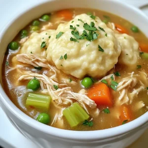 For a tasty Slow Cooker Chicken & Dumplings, you will need: - 2 lbs bone-in, skinless chicken thighs - 4 cups chicken broth - 2 cups carrots, sliced - 1 cup celery, diced - 1 cup onion, chopped - 3 cloves garlic, minced - 1 teaspoon dried thyme - 1 teaspoon dried rosemary - 1 tablespoon Worcestershire sauce - 1 teaspoon salt - &frac12; teaspoon black pepper - 2 cups frozen peas - 2 cups biscuit dough (store-bought or homemade) - Fresh parsley, chopped (for garnish) Optional ingredients for extra flavor include diced potatoes or fresh herbs like thyme and rosemary. You can switch chicken thighs for chicken breasts if you prefer leaner meat. Keep in mind that breasts can dry out faster, so be careful with cooking time. For a gluten-free option, you can use gluten-free biscuit dough. If you want a dairy-free meal, ensure your biscuit dough is dairy-free or make your own. When selecting chicken, look for thighs with a nice, pink color and no dark spots. Fresh chicken should feel firm and moist but not slimy. For vegetables, pick seasonal ones for the best flavor. Fresh carrots and celery make a more vibrant and tasty dish. To start, gather all your ingredients. You need: - 2 lbs bone-in, skinless chicken thighs - 4 cups chicken broth - 2 cups carrots, sliced - 1 cup celery, diced - 1 cup onion, chopped - 3 cloves garlic, minced - 1 teaspoon dried thyme - 1 teaspoon dried rosemary - 1 tablespoon Worcestershire sauce - 1 teaspoon salt - &frac12; teaspoon black pepper - 2 cups frozen peas - 2 cups biscuit dough - Fresh parsley, chopped Place the chicken thighs at the bottom of your slow cooker. This keeps them moist. Next, add chicken broth, sliced carrots, diced celery, chopped onion, and minced garlic. Sprinkle in the thyme, rosemary, Worcestershire sauce, salt, and black pepper. Stir everything together to mix well. Cover your slow cooker and set it to cook. If you choose low, cook for 6-7 hours. For high, it&rsquo;s 3-4 hours. You want the chicken to be very tender. When time is up, take out the chicken and shred it with two forks. Discard any bones. Return the shredded chicken to the slow cooker. Now, mix in the frozen peas and stir gently. Roll out your biscuit dough on a clean surface. Cut it into squares about &frac12; inch thick. Place the dough squares into the slow cooker evenly. Cover and cook for another 30 minutes on high. This gives you fluffy dumplings. Finally, gently stir the chicken and dumplings. Be careful not to break the dumplings. Serve hot and add fresh parsley on top for a nice touch! One common mistake is overcooking the chicken. This can make it dry and tough. Cook it just until tender. For perfect dumpling consistency, do not rush. Follow the cooking time closely. If you add the dumplings too early, they may turn out soggy. To boost flavor, try adding fresh herbs like parsley or basil. A pinch of cayenne can add heat. Adjust seasoning by tasting as you go. If it&rsquo;s too salty, add more broth or veggies. For a richer taste, add a splash of lemon juice. Serve your chicken and dumplings with a fresh salad or steamed green beans. These sides add crunch and color. For garnish, sprinkle chopped parsley on top. This will make your dish look bright and inviting. A drizzle of olive oil can also enhance the look and flavor. {{image_2}} You can switch the chicken for turkey or pork. Turkey works great for a lighter dish. Pork adds a rich flavor that pairs well with the broth. If you want a meatless option, try using meat substitutes. Products made from soy or pea protein can mimic chicken. They absorb flavors well and keep the dish hearty. Looking for a kick? Add some red pepper flakes or hot sauce. You can also switch up herbs for a bolder taste. For a regional twist, try adding curry powder for a unique flavor. Mexican spices like cumin and chili powder will also change the vibe. These options keep your dish fresh and exciting. Dumplings don't have to be biscuits. You can make drop dumplings for a different texture. Just mix flour, baking powder, and milk to create a softer dough. For a flaky texture, use pastry instead of biscuit dough. This can give your meal a gourmet touch. Experimenting with these options can make your chicken and dumplings even more special. To keep your chicken and dumplings fresh, start by cooling the dish. Transfer the leftovers into airtight containers. Make sure to separate the dumplings from the chicken and broth. This helps maintain their texture. Use shallow containers to speed up cooling. You can refrigerate them for up to three days. For longer storage, freeze the chicken and dumplings in freezer-safe containers or bags. Just remember to label them with the date. When you are ready to enjoy your leftovers, reheat them safely. The best method is to use the stove or microwave. If using the stove, add a little broth or water to keep the dish moist. Heat over low to medium heat, stirring gently. In the microwave, use short bursts at medium power. This helps keep the dumplings fluffy. Avoid overheating, as this can make the dumplings tough. In the fridge, your chicken and dumplings will stay fresh for about three days. If you freeze them, they can last up to three months. Check for signs of spoilage. Look for off smells or changes in color. If the dumplings feel hard or dry, it&rsquo;s best to toss them. Always trust your senses! Yes, you can use boneless chicken. Boneless chicken cooks faster than bone-in cuts. If you choose boneless, adjust the cooking time. Cook on low for about 4-5 hours or on high for 2-3 hours. The chicken should still be tender and juicy. To check if the chicken is done, look for a few signs. The meat should be white and not pink. You can also shred it easily with a fork. If it pulls apart easily, it is ready. If you have doubts, cook it a bit longer. Yes, you can prep this meal in advance. Chop your veggies and store them. You can also season the chicken ahead. Just keep everything in the fridge until you are ready to cook. This makes it easy to start your slow cooker in the morning. Chicken and dumplings pair well with simple sides. Try a green salad for freshness. You can also serve steamed veggies or crusty bread for dipping. These add color and flavor to your meal. This post walks you through making Slow Cooker Chicken & Dumplings. You learned about key ingredients, substitutes, and tips for quality selection. We covered steps from preparation to finishing touches for a great dish. You now know common mistakes and flavor enhancements to improve your meal. With variations for taste, storage info, and FAQs, you&rsquo;re well-prepared. Enjoy trying new flavors and sharing this comforting recipe with friends and family. Happy cooking!