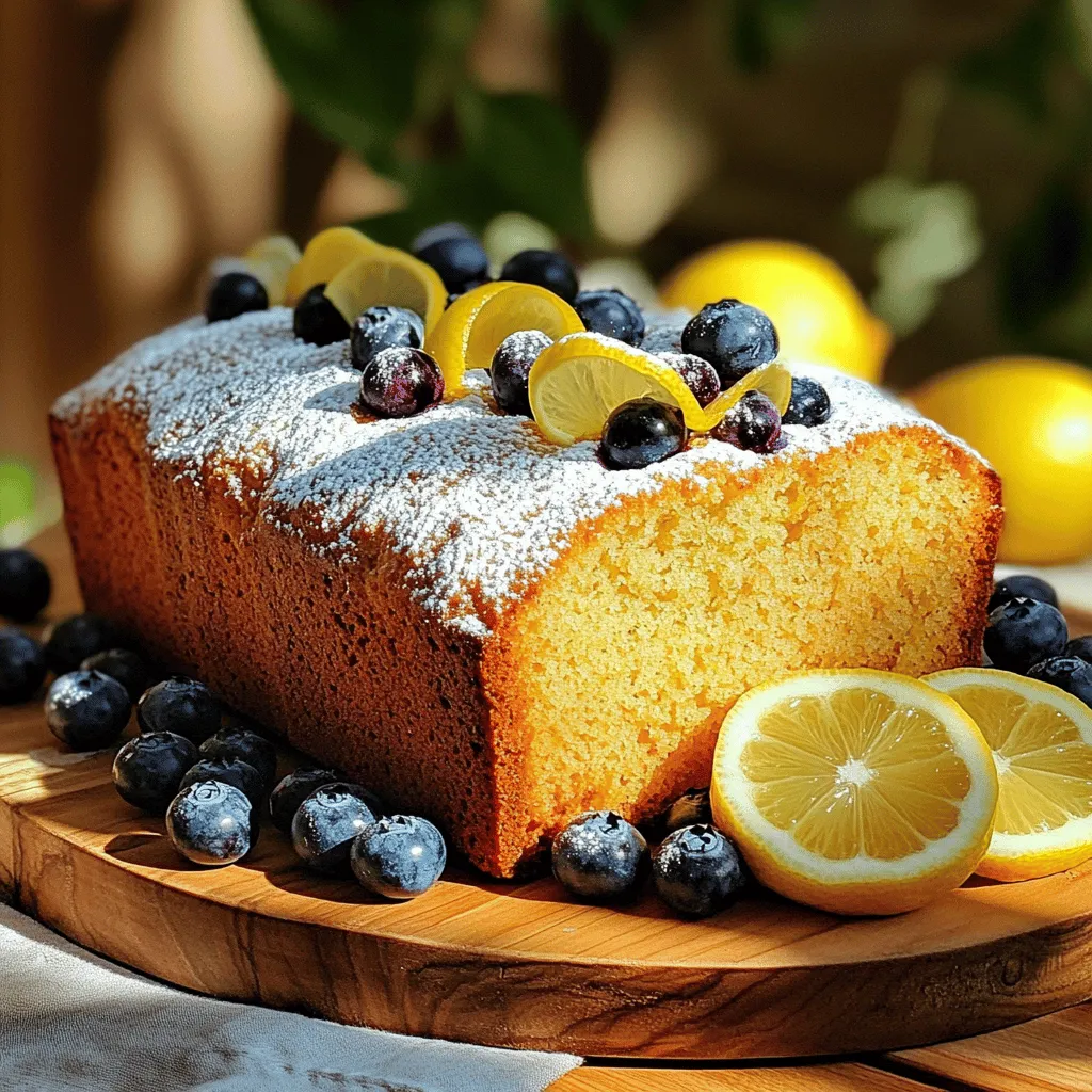 Lemon Blueberry Loaf Tasty and Simple Recipe