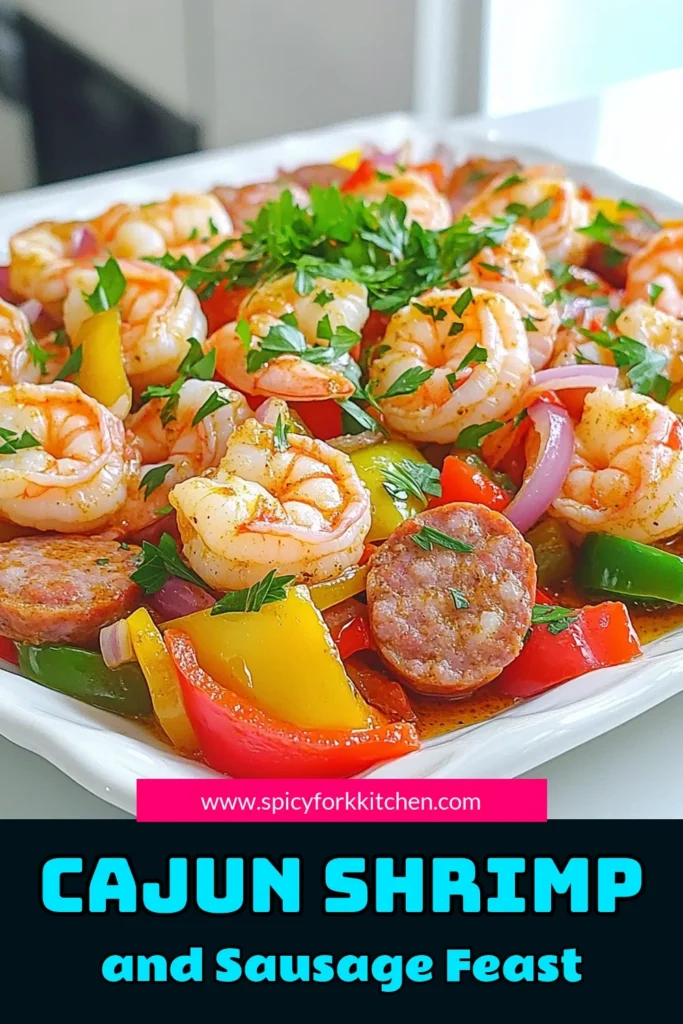 Get ready to savor the flavors of Cajun Shrimp & Sausage Delight! This quick and easy recipe combines juicy shrimp and smoky sausage with colorful bell peppers for a dish that's bursting with flavor. Perfect for any night of the week, it's ready in just 30 minutes! Don't miss out on this delicious meal that your family will love. Click through to explore the full recipe and elevate your dinner game. #CajunShrimp #ShrimpRecipes #QuickDinner #HealthyEating