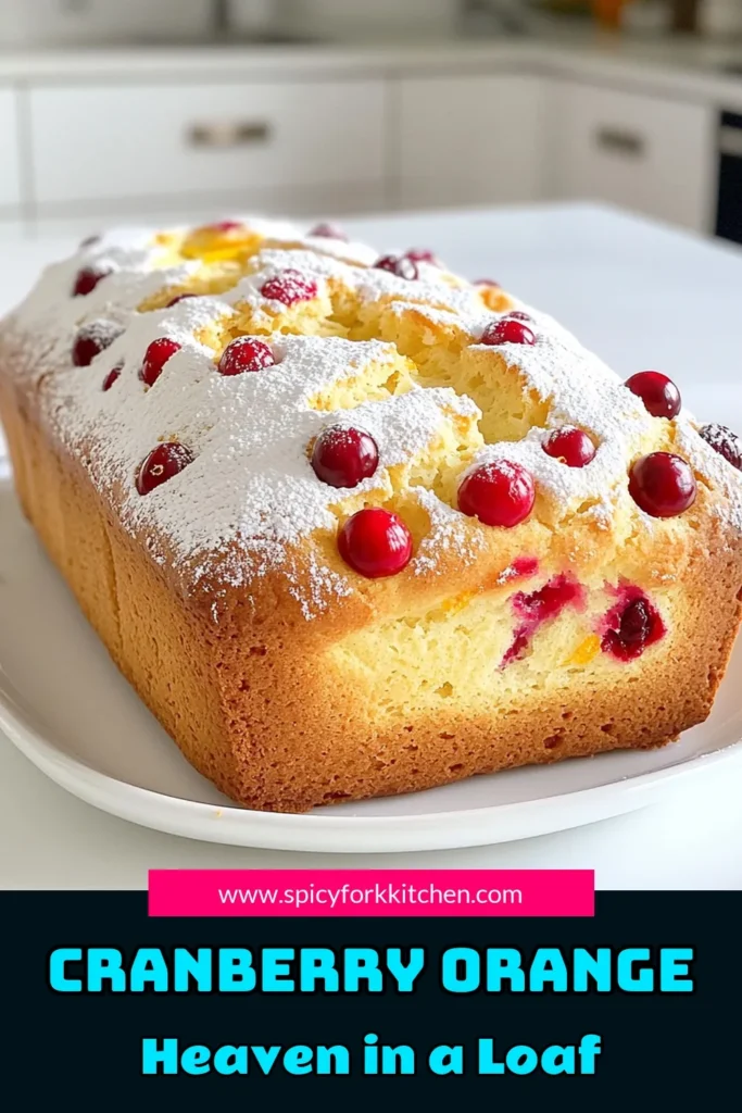 Savor the deliciousness of Cranberry Orange Delight Loaf with this easy recipe! Perfectly moist and bursting with fresh cranberries and vibrant orange flavor, this loaf is a must-try for any occasion. Get step-by-step instructions to create this delightful treat that's sure to impress. Don’t miss out on making this tasty dessert – click to explore the full recipe and bring some zest to your baking! #CranberryOrangeLoaf #BakingRecipes #DessertIdeas #HomemadeGoodness