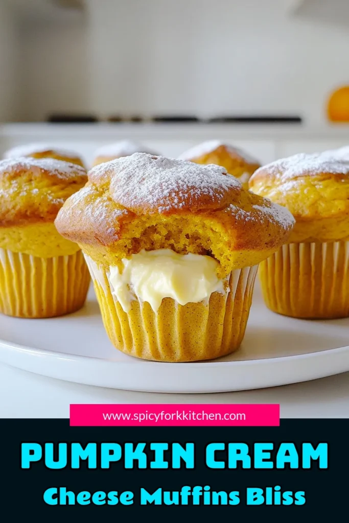 Indulge in the fall flavors of Pumpkin Cream Cheese Muffins with this delightful recipe! These moist and fluffy muffins are filled with a rich cream cheese center that will melt in your mouth. Easy to make and perfect for breakfast or a cozy snack, they are sure to be a hit with family and friends. Click through to discover how to make your own batch today! #PumpkinMuffins #FallBaking #CreamCheese #YummyRecipes