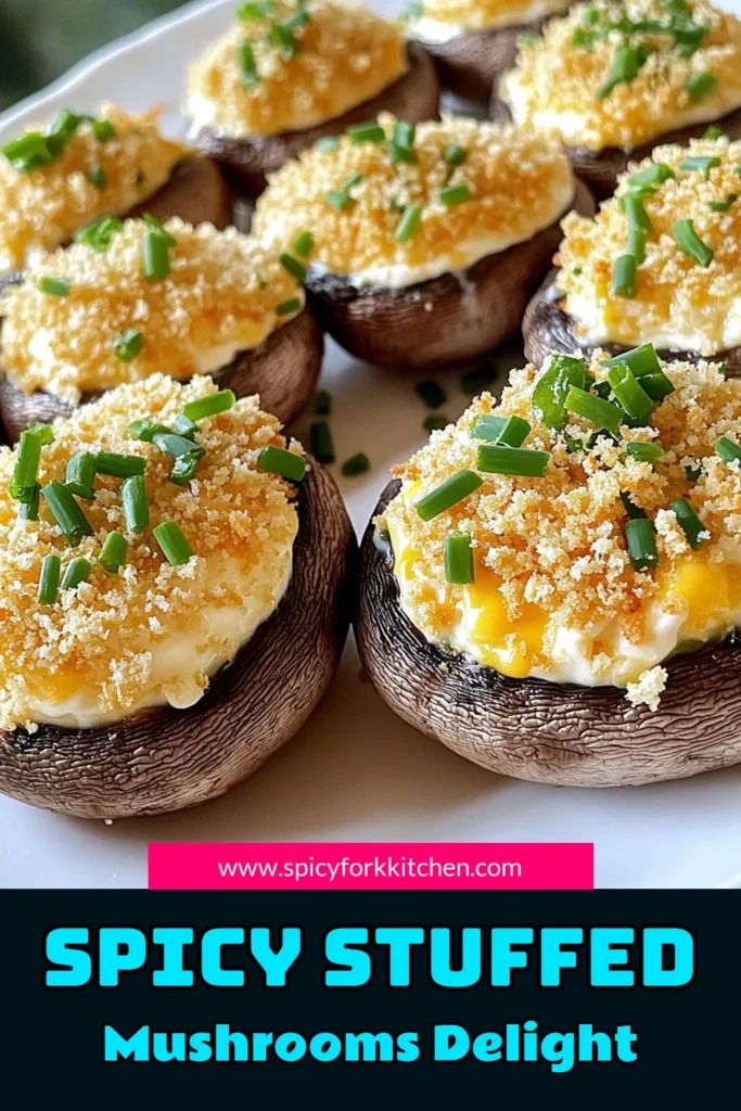 Elevate your appetizer game with these delicious Jalapeno Popper Stuffed Mushrooms! Packed with creamy cheese, spicy jalapenos, and baked to perfection in your air fryer, they’re a perfect crowd-pleaser. Discover the full recipe, including tips for preparation and presentation that will wow your guests. Click through to start creating this mouthwatering dish today! #JalapenoPopper #StuffedMushrooms #AirFryerRecipes #AppetizerIdeas