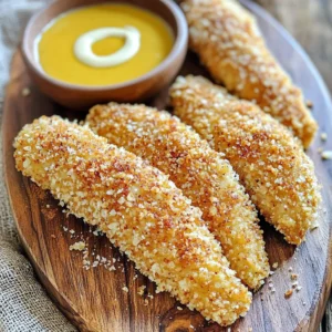 For the chicken tenders, you&rsquo;ll need: - 1 pound chicken tenders - 1 cup panko bread crumbs - 1/2 cup all-purpose flour - 2 large eggs These ingredients build the base of your dish. Chicken tenders are juicy and cook fast. Panko makes them crispy. All-purpose flour helps the breading stick, while eggs bind it all together. For the honey mustard sauce, gather: - 1/4 cup Dijon mustard - 1/4 cup honey - 1 tablespoon apple cider vinegar - Salt to taste This sauce adds a sweet and tangy kick. Dijon mustard gives it a nice bite. Honey balances this with sweetness. Apple cider vinegar adds depth. It&rsquo;s simple yet flavorful. You will also need: - 1 teaspoon garlic powder - 1 teaspoon paprika - 1 teaspoon onion powder - Salt and pepper to taste - Olive oil spray These seasonings enhance the chicken&rsquo;s flavor. Garlic powder adds warmth. Paprika gives a subtle smokiness. Onion powder rounds out the taste. Salt and pepper are must-haves for seasoning. Olive oil spray helps the tenders crisp up nicely in the air fryer. Start by patting the chicken tenders dry using paper towels. This helps the seasonings stick. Next, season both sides with salt, pepper, garlic powder, paprika, and onion powder. Make sure the seasoning is even. This adds great flavor to the chicken. Now, it&rsquo;s time to set up your breading station. Use three bowls: - First bowl: Add 1/2 cup of all-purpose flour. - Second bowl: Whisk 2 large eggs until they are lightly beaten. - Third bowl: Place 1 cup of panko bread crumbs. This setup makes it easy to coat the chicken tenders. You will dip each piece in the flour, then the eggs, and finally the panko crumbs. Preheat your air fryer to 400&deg;F (200&deg;C) for about 5 minutes. While it heats, bread the chicken tenders. Dip each tender in flour, shaking off extra flour. Next, dip it into the eggs, letting the excess drip off. Finally, coat it with panko bread crumbs, pressing lightly to make them stick. Once the air fryer is hot, arrange the chicken tenders in a single layer in the basket. Spray them lightly with olive oil spray. Cook the chicken for about 10-12 minutes. Flip them halfway through. The tenders should turn golden brown and reach an internal temperature of 165&deg;F. This means they are safe to eat and perfectly cooked. To get crispy chicken tenders, follow these steps. First, dry the chicken well with paper towels. This helps the breading stick better. Season both sides with salt, pepper, garlic powder, paprika, and onion powder. Use panko bread crumbs for a crunchier texture. When air frying, preheat the fryer to 400&deg;F (200&deg;C). This ensures the chicken cooks evenly and crisps up nicely. Lightly spray the breaded tenders with olive oil. This adds flavor and helps them brown. Avoid these common mistakes for the best results. Don't skip drying the chicken. Wet chicken makes the breading soggy. Be careful with the breading process. Make sure each tender is well-coated. If you overcrowd the air fryer basket, the tenders will not cook evenly. Always arrange them in a single layer. Lastly, don&rsquo;t forget to flip the tenders halfway through cooking. This helps both sides get nice and crispy. Cooking times can vary based on the air fryer model. Generally, cook chicken tenders for 10-12 minutes. Always check that they reach an internal temperature of 165&deg;F (74&deg;C) for safe eating. If your tenders are thicker, add an extra minute or two. If they are smaller, check them a minute early. Adjusting cooking times will help you avoid overcooking or undercooking. {{image_2}} You can change the flavor of your chicken tenders easily. Try using a mix of Italian herbs. Combine dried oregano, basil, and thyme for a fresh taste. You can also use a taco seasoning blend for a zesty twist. Just sprinkle it on before breading the chicken. Chicken tenders are great, but you can use other proteins too. For a leaner option, use turkey tenders. They cook similarly and taste amazing. If you prefer seafood, try shrimp. Just adjust the cooking time since shrimp cooks faster than chicken. Do you like a kick in your sauce? Add a teaspoon of hot sauce to the honey mustard mix. This adds heat and depth to your dip. You can also mix in a pinch of cayenne pepper for more spice. Just be careful; a little goes a long way! First, let your chicken tenders cool down completely. This step helps keep them crispy. Once they cool, place them in an airtight container. You can keep them in the fridge for up to three days. If you want to keep them longer, freezing is a great option. To reheat chicken tenders, use the air fryer. Preheat it to 375&deg;F (190&deg;C). Place the tenders in the basket in a single layer. Heat them for about 5-7 minutes. This method keeps them crispy. You can also use an oven at 375&deg;F. Just make sure to check them often. To freeze chicken tenders, let them cool first. After they cool, wrap each tender in plastic wrap. Then, place them in a freezer bag. Remove as much air as you can. Store them in the freezer for up to three months. When ready to eat, thaw them in the fridge before reheating. You cook chicken tenders in an air fryer for 10 to 12 minutes. Preheat your air fryer to 400&deg;F (200&deg;C) first. Place the tenders in a single layer. Flip them halfway through cooking. This helps them cook evenly and get crispy. Always check that the internal temperature reaches 165&deg;F for safety. Yes, you can use frozen chicken tenders. Just add a few extra minutes to the cooking time. Start with 12 to 15 minutes at 400&deg;F (200&deg;C). Keep an eye on them to ensure they cook through. Make sure to flip them halfway for an even crisp. Chicken tenders pair well with a variety of dipping sauces. Honey mustard is a classic choice. Barbecue sauce, ranch dressing, and buffalo sauce also work great. You can even mix hot sauce with ranch for a spicy kick. Choose your favorite to enhance your meal! You learned how to make tasty chicken tenders from scratch. We covered the key ingredients, step-by-step instructions, and useful tips for crispiness. Plus, we discussed variations to keep things fun. Storing your tenders right helps them stay fresh and tasty. Remember, cooking is all about trying new things and enjoying the process. Don&rsquo;t hesitate to adjust recipes to fit your taste. The joy of cooking lies in making tasty food you love!