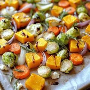 For this roasted fall veggie medley, you need a colorful mix of vegetables. Here&rsquo;s what to gather: - 2 cups butternut squash, peeled and cubed - 2 cups Brussels sprouts, halved - 1 cup carrots, sliced - 1 red onion, cut into wedges - 1 cup beets, peeled and cubed These veggies give great flavor and texture. Each one adds its special touch to the dish. To make the medley pop with flavor, you will also need: - 4 cloves garlic, minced - 3 tablespoons olive oil - 1 tablespoon fresh rosemary, chopped - 1 teaspoon smoked paprika - Salt and pepper to taste - &frac14; cup feta cheese, crumbled (optional) - 2 tablespoons balsamic glaze (optional for drizzling) These seasonings will elevate your dish. The feta cheese and balsamic glaze are great for a finishing touch. To make this recipe, you will need a few key items: - A large mixing bowl - A large baking sheet - Parchment paper - A sharp knife for chopping - A cutting board Having the right tools makes cooking easier. With this equipment, you&rsquo;ll create a tasty, beautiful dish. First, you need to preheat your oven. Set it to 425&deg;F (220&deg;C). This high heat will help caramelize the veggies. Next, grab a large bowl. Add the following vegetables: - 2 cups butternut squash, peeled and cubed - 2 cups Brussels sprouts, halved - 1 cup carrots, sliced - 1 red onion, cut into wedges - 1 cup beets, peeled and cubed Drizzle 3 tablespoons of olive oil over the veggies. Then, add 4 cloves of minced garlic, 1 tablespoon of chopped rosemary, 1 teaspoon of smoked paprika, and salt and pepper to taste. Toss everything well. You want each piece to be coated in oil and seasoning. Now, line a large baking sheet with parchment paper. Spread the veggie mixture on the sheet in a single layer. Make sure to leave some space between them. This helps them roast evenly. Place the sheet pan in the preheated oven. Roast the veggies for about 25-30 minutes. Stir them halfway through for even cooking. They should be tender and slightly caramelized when done. Once they&rsquo;re ready, you can sprinkle some crumbled feta cheese on top, if you like. A drizzle of balsamic glaze adds extra flavor too! Enjoy your roasted fall veggie medley warm. When picking veggies, look for bright colors and firm textures. Choose butternut squash that feels heavy for its size. The skin should be smooth and free of blemishes. For Brussels sprouts, select ones that are tight and green. They should feel firm in your hand. Carrots should be crisp and straight, not limp. Beets need to be firm and smooth, with no soft spots. Red onions should be dry and shiny, with no signs of sprouting. Fresh garlic will be plump and not sprouted. Picking the right veggies will make your dish taste amazing! To get veggies roasted evenly, cut them into similar sizes. Aim for about one-inch pieces. This helps them cook at the same rate. Spread them out on the sheet pan without crowding. If they are too close, they will steam instead of roast. Stir the veggies halfway through cooking. This will help them brown nicely on all sides. Use parchment paper for easy cleanup and to help them roast better. This roasted fall veggie medley is super versatile! You can serve it as a side dish with any main course. It also tastes great over a bed of greens. Add it to grain bowls for a healthy meal. Top with crumbled feta cheese for a salty kick. Drizzle some balsamic glaze for extra sweetness. You can even mix the leftovers into soups or pasta. Enjoy this dish in many ways! {{image_2}} You can change up the veggies based on what&rsquo;s fresh. Instead of butternut squash, use sweet potatoes. They add a nice sweetness that pairs well with the other flavors. For Brussels sprouts, try green beans or cauliflower. These swaps keep the dish vibrant and fun. Remember to keep the same amount of veggies for best results. You can play with the seasonings to match your taste. Instead of smoked paprika, use cumin for a warm flavor. If you like spice, add a pinch of cayenne pepper. You can also mix in Italian herbs like oregano and thyme for a new twist. Experiment with seasonings to find what makes you happy. Want to boost flavor? Add nuts or seeds for crunch. Walnuts or pumpkin seeds work well here. You can also toss in some dried cranberries or raisins for a hint of sweetness. If you enjoy cheese, try goat cheese or Parmesan instead of feta. These options add layers of flavor to your veggie medley. To store your roasted fall veggie medley, let it cool first. Use an airtight container. Place the veggies inside and seal it tight. They will stay fresh for up to four days in the fridge. If you want to keep them longer, consider freezing. When you&rsquo;re ready to eat those tasty veggies again, take them out of the fridge. You can reheat them in the oven or microwave. For the oven, set it to 350&deg;F (175&deg;C). Spread the veggies on a baking sheet. Heat for about 10-15 minutes, until warm. In the microwave, place them in a safe bowl. Heat for 1-2 minutes, stirring halfway through. If you want to freeze the roasted veggies, place them in a freezer-safe bag. Squeeze out as much air as you can before sealing. They can stay in the freezer for up to three months. When you&rsquo;re ready to eat, thaw them in the fridge overnight before reheating. This helps keep their flavor and texture. Yes, you can use frozen vegetables. They save time and are easy to find. When using frozen veggies, your cooking time may change. Check the package for specific instructions. Frozen vegetables might not roast as well as fresh ones. They can become soft instead of crispy. If you want crispy veggies, I recommend using fresh ones. If you want a feta cheese substitute, try goat cheese or ricotta. Both options add creaminess. You can also use nutritional yeast for a dairy-free option. It gives a cheesy flavor without the cheese. For a nutty twist, try toasted pine nuts or sunflower seeds. Each choice adds a unique taste to your roasted veggie medley. To tell if the vegetables are done, look for some browning. Tenderness is also a good sign. You can poke them with a fork. If they go through easily, they are ready. Roasting takes about 25-30 minutes at 425&deg;F. Stir halfway through to ensure even cooking. Enjoy the sweet and savory aroma that fills your kitchen! In this blog post, I shared how to make a tasty roasted fall veggie medley. We covered the best vegetables, seasoning ideas, and equipment to use. I provided easy step-by-step instructions for roasting, plus tips for choosing fresh veggies and ensuring even cooking. You can even try different seasonal swaps and flavor add-ins. Remember, proper storage and reheating will keep leftovers delicious. Enjoy experimenting with this simple dish! Your kitchen will smell amazing, and your taste buds will thank you.