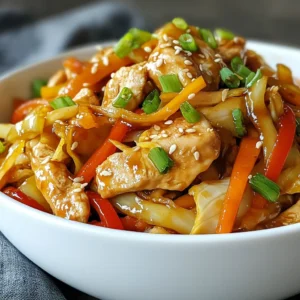 Chicken Cabbage Stir Fry Flavorful and Quick Delight