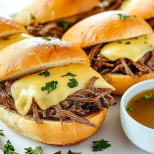 Crockpot French Dip Sandwiches Savory and Easy Meal