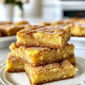 Cinnamon Sugar Blondies Delightful and Easy Treat