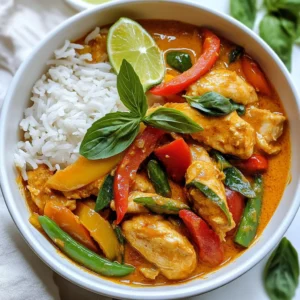 Minute Thai Red Curry Chicken Quick and Easy Recipe