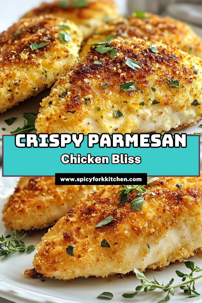 Discover the ultimate Parmesan crusted chicken recipe that delivers juicy baked chicken breasts with a crispy chicken with Parmesan coating! This easy chicken dinner recipe is perfect for busy weeknights and sure to impress your family. With Italian seasoned chicken breast flavored to perfection, dinner just got deliciously simple! Save this recipe and treat yourself to an unforgettable meal tonight! #ParmesanCrustedChicken #EasyDinner #CrispyChicken #ChickenRecipe
