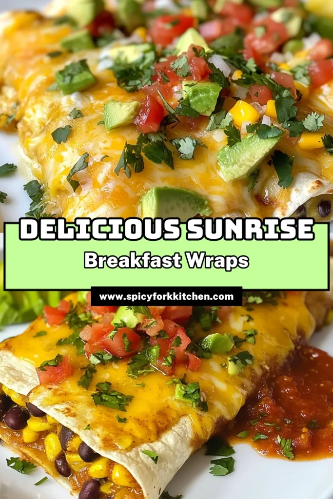 Start your day right with these delicious Sunrise Breakfast Enchiladas! Ideal for anyone looking for healthy breakfast recipes, these egg enchiladas are packed with flavor and nutrition. Using simple corn tortilla recipes, you can whip up this vegetarian breakfast idea in no time. Enjoy beans, eggs, and veggies wrapped in warm tortillas, topped with cheese and avocado. Don't miss out—save this recipe now! #BreakfastEnchiladas #HealthyBreakfastRecipes #CornTortillaRecipes #VegetarianBreakfastIdeas