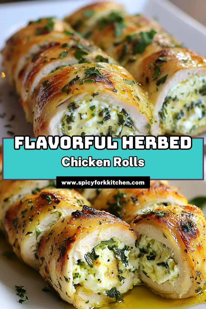 Discover the delicious flavors of Herbed Ricotta Stuffed Chicken Rolls, an easy dinner recipe that elevates your weeknight meals. This ricotta stuffed chicken recipe combines juicy chicken breasts with creamy herbed filling for a healthy stuffed chicken option you can't resist. Perfect for family dinners or meal prep! Try this recipe now and enjoy a satisfying meal. Save for your next cooking adventure! #HerbedChickenRolls #RicottaStuffedChicken #HealthyDinner #ChickenBreastRecipes