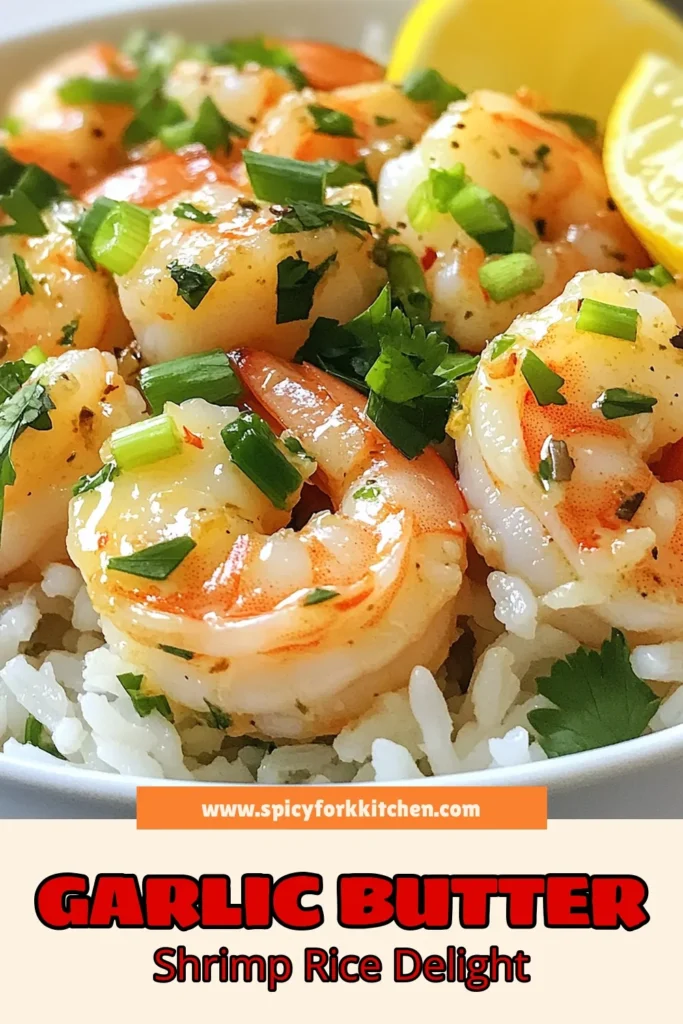 Discover the ultimate garlic butter shrimp recipe with this easy shrimp dinner that will impress your family and friends. This shrimp rice bowl features tender shrimp sautéed in a flavorful garlic butter sauce, served over fluffy jasmine rice. Perfect for a quick weeknight meal, this garlic shrimp bowl is sure to be a hit. Save this recipe for a delicious dinner tonight! #GarlicButterShrimp #ShrimpRiceBowl #EasyShrimpDinner #JasmineRiceRecipe