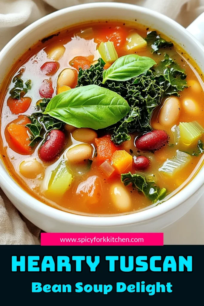 Warm up with our delicious Slow Cooker Tuscan Bean Soup, packed with nutritious mixed beans, fresh veggies, and aromatic spices! This comforting recipe is easy to prepare, letting your slow cooker do all the work while you enjoy a hearty meal. Perfect for chilly days, it’s vegan-friendly and satisfying. Click through to discover the full recipe and make your kitchen smell amazing! #SlowCookerRecipes #HealthyEating #VeganSoup #ComfortFood