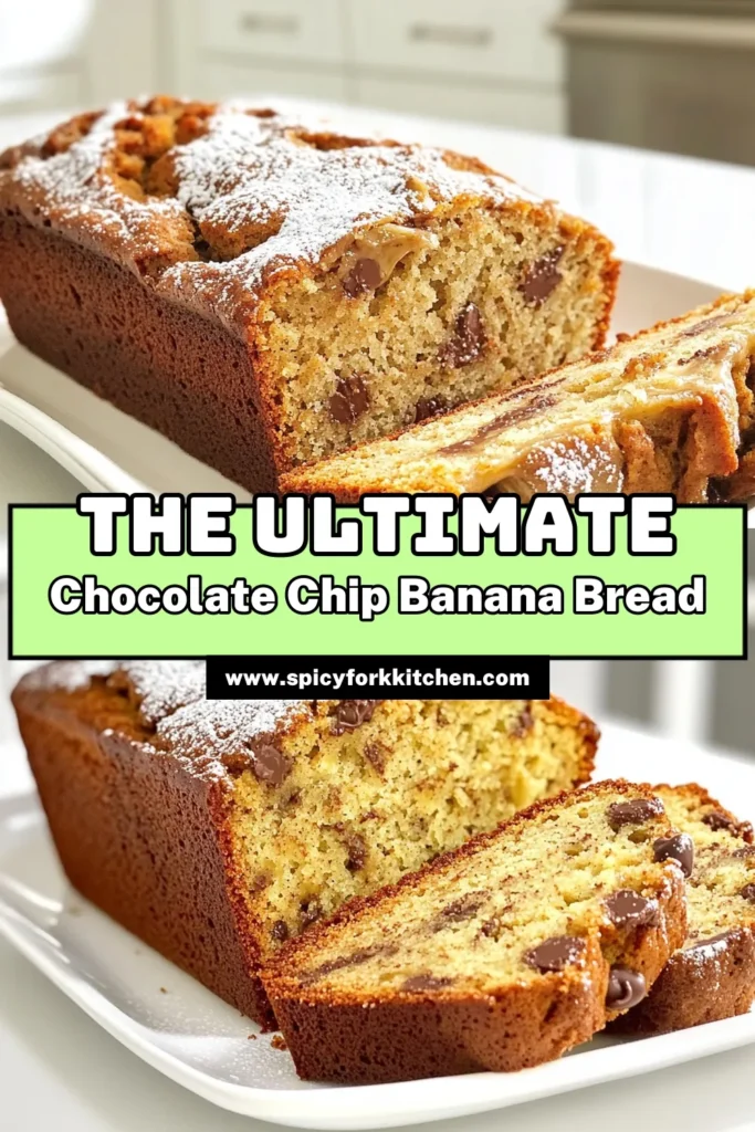 Indulge in the delightful taste of Super Moist Banana Bread with Chips! This easy recipe combines ripe bananas with chocolate chips for a sweet treat your family will love. With simple ingredients and straightforward instructions, you'll have delicious banana bread ready to enjoy in just over an hour. Don’t miss out on this perfect addition to your baking repertoire! Click to explore the full recipe and more! #BananaBread #BakingRecipes #Desserts #ComfortFood