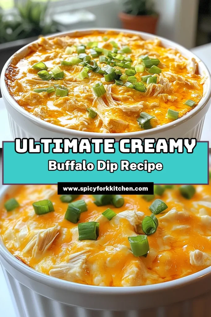 Looking for an easy buffalo dip crockpot recipe? Try this creamy buffalo chicken dip that’s perfect for parties or game days! This Crockpot buffalo chicken dip combines shredded rotisserie chicken with cream cheese, Greek yogurt, and buffalo sauce for a flavor-packed experience. Simple to prepare and sure to impress, it’s the ultimate shredded chicken dip recipe. Save this delicious buffalo chicken dip recipe for your next gathering! #BuffaloChickenDip #CrockpotRecipes #GameDayAppetizers #EasyRecipes