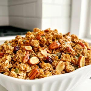 Maple Pecan Granola Clusters Crunchy and Nutritious