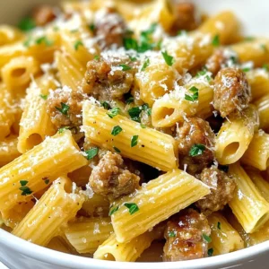 Sticky Honey Garlic Sausage Pasta Flavorful Delight