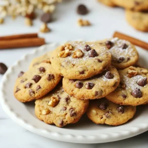 - 1 cup unsalted butter, softened - 1 cup brown sugar, packed - 1/3 cup pure maple syrup - 1 teaspoon vanilla extract - 2 cups all-purpose flour - 1 teaspoon baking soda - 1/2 teaspoon salt - 1 teaspoon ground cinnamon - 1/2 teaspoon ground ginger - 1/4 teaspoon ground cardamom - 1/4 teaspoon ground cloves - 1/4 teaspoon black pepper - 1/2 cup chopped walnuts (optional) - 1/2 cup dark chocolate chips (optional) Choosing high-quality butter is key. Unsalted butter gives you control over the salt levels. Look for butter with a high fat content for a rich flavor. Selecting pure maple syrup is essential for authentic taste. Avoid imitation syrups; they lack the depth of flavor you want in these cookies. Real maple syrup offers a warm, sweet note that blends perfectly with spices. Fresh spices work best. Ground spices lose their flavor over time. If you can, buy whole spices and grind them yourself. This small step adds great aroma and taste to the cookies. Using high-quality ingredients makes a big difference. When you invest in the right items, you elevate the whole cookie experience. These little details lead to a cookie that not only tastes great but also brings joy to every bite. {{ingredient_image_1}} - Preheat your oven to 350&deg;F (175&deg;C). - In a large bowl, cream together 1 cup of softened unsalted butter and 1 cup of packed brown sugar. Mix until the blend is light and fluffy. This step is key to getting a nice texture in your cookies. - In another bowl, whisk together 2 cups of all-purpose flour, 1 teaspoon of baking soda, 1/2 teaspoon of salt, and all your spices: 1 teaspoon of ground cinnamon, 1/2 teaspoon of ground ginger, 1/4 teaspoon of ground cardamom, 1/4 teaspoon of ground cloves, and 1/4 teaspoon of black pepper. - Gradually add this dry mix to the wet mix. Stir until just combined. Do not overmix! Overmixing can make the cookies tough. You want a soft dough that holds together well. - Use a tablespoon to scoop out dough portions. Place them on the prepared baking sheet, leaving about 2 inches of space between each scoop. - Bake for 10-12 minutes. The edges should turn golden, and the centers should remain soft. Keep an eye on them to avoid overbaking. - Once baked, let the cookies cool on the baking sheet for 5 minutes. Then, transfer them to a wire rack to cool completely. Enjoy the warm aroma as they cool! To get the right cookie texture, focus on the mixing. Cream the butter and sugar until fluffy. This adds air and lightness. For chewy cookies, underbake slightly. For crispy ones, bake a minute longer. Keep an eye on the edges; they should be golden. For a lovely presentation, dust your cooled cookies with powdered sugar. Arrange them on a festive platter. Add a few cinnamon sticks for a cozy touch. Pair the cookies with chai tea or a glass of cold milk. The flavors blend well and make for a comforting treat. Boost the flavor by adding a pinch of nutmeg or a splash of almond extract. You can also fold in chopped dried fruits for a twist. For toppings, consider drizzling melted chocolate on top. Chopped walnuts add crunch, while dark chocolate chips give a rich flavor. Pro Tips Chill the Dough: For a more pronounced flavor and better texture, chill the cookie dough for at least 30 minutes before baking. This helps the spices meld together and prevents the cookies from spreading too much during baking. Experiment with Spices: Feel free to adjust the spices according to your taste. Adding a pinch of nutmeg or a bit more ginger can give your cookies a unique flavor profile that you may enjoy! Store Properly: To keep your cookies fresh, store them in an airtight container at room temperature for up to a week. You can also freeze the unbaked dough for up to three months and bake them fresh whenever you want! Use Quality Ingredients: Opt for high-quality maple syrup and fresh spices for the best flavor. The quality of your ingredients can significantly impact the overall taste of your cookies. {{image_2}} You can easily make gluten-free Maple Chai Cookies. Just swap the all-purpose flour for a gluten-free blend. This will keep your cookies soft and tasty. For dairy-free options, use coconut oil instead of butter. You can also choose a dairy-free butter substitute. Both options work well and still taste great! Want to change the spice level? You can add more cinnamon or ginger for a kick. For a sweeter touch, mix in a bit of nutmeg. If you love chocolate, try adding white chocolate chips instead of dark chocolate. You can also toss in dried fruits like cranberries or raisins for a chewy bite. You can adapt these cookies for holidays! Add some peppermint extract for a festive twist during winter. For fall, mix in pumpkin spice to bring in those cozy flavors. Using fresh apples or pears in the dough works well in the autumn. These seasonal ingredients make each batch special and fun! To keep your Maple Chai Cookies fresh, store them in an airtight container. This helps maintain their soft texture. You can layer parchment paper between cookies to prevent sticking. I recommend using a glass or plastic container. Avoid metal containers, as they can alter the taste over time. You can freeze cookie dough for later use. First, scoop the dough into balls and place them on a baking sheet. Freeze them for about an hour until firm. Then, transfer the dough balls to a freezer-safe bag or container. When ready to bake, thaw the dough in the fridge overnight. Bake as usual, adding a minute or two to the baking time. These cookies last about a week at room temperature. Store them properly for the best taste. Look for signs of spoilage, like an off smell or hard texture. If they feel dry or crumbly, it's time to toss them. Enjoy your cookies at their best! How do I make cookies softer? To make cookies softer, use more butter and reduce baking time. You can also add an extra egg yolk. This adds moisture and keeps cookies chewy. Baking at a lower temperature can help too. Try 325&deg;F (160&deg;C) for a softer texture. Experiment with these tips to find your favorite softness. Can I use vegetable oil instead of butter? Yes, you can use vegetable oil instead of butter. However, the flavor will change. Cookies may lose some richness and become softer. Use about 3/4 cup of oil for each cup of butter. This swap works well, but the taste and texture will differ from the original recipe. What should I do if my cookies spread too much? If cookies spread too much, chill the dough for at least 30 minutes before baking. This helps firm up the fat. Also, check your oven temperature with a thermometer. If it's too hot, cookies will spread. Use parchment paper to help control spread as well. Can I add nuts or chocolate chips after mixing? Yes, you can add nuts or chocolate chips after mixing. Just fold them in gently. This way, they mix evenly without breaking. Adding them later lets you control the amount. Feel free to get creative with different mix-ins for variety! What can I use instead of maple syrup? If you need a substitute for maple syrup, try honey or agave nectar. Both add sweetness and moisture. For a richer flavor, use brown sugar mixed with water. Mix 1 cup of brown sugar with 1/4 cup of water to mimic maple syrup. Adjust to taste as needed. Are there alternatives to all-purpose flour? Yes, there are alternatives to all-purpose flour. You can use almond flour or oat flour for a gluten-free option. Coconut flour works too, but use less because it absorbs more moisture. Experiment with these flours, but be aware that the texture may change. You now have a clear guide to baking delicious cookies. We covered essential ingredients, important tips for quality, and step-by-step instructions. You learned ways to perfect texture and classic serving suggestions. Variations allow you to adapt recipes for different diets and seasons. Lastly, proper storage ensures your treats stay fresh and tasty. Follow these steps to create tasty cookies that impress friends and family. Happy baking!