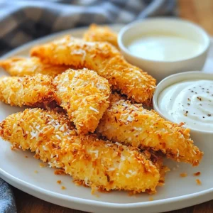 Crispy Coconut Chicken Strips Flavorful and Easy Dish