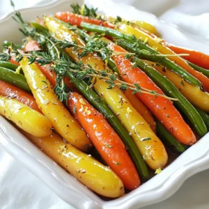 Honey Glazed Carrots and Green Beans Delight Recipe