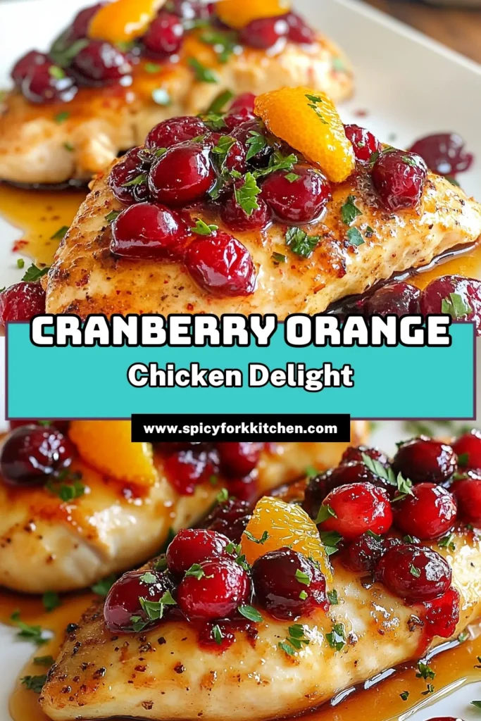 Looking for a delicious and easy chicken recipe for the holidays? Try this festive cranberry orange chicken recipe! Bursting with flavor, this healthy cranberry sauce chicken is perfect for a special holiday chicken meal. With just a few simple ingredients, you can create a mouthwatering dish that will impress your guests. Save this easy chicken recipe for your next festive dinner! #CranberryOrangeChicken #HolidayRecipes #EasyChickenRecipes #HealthyEating
