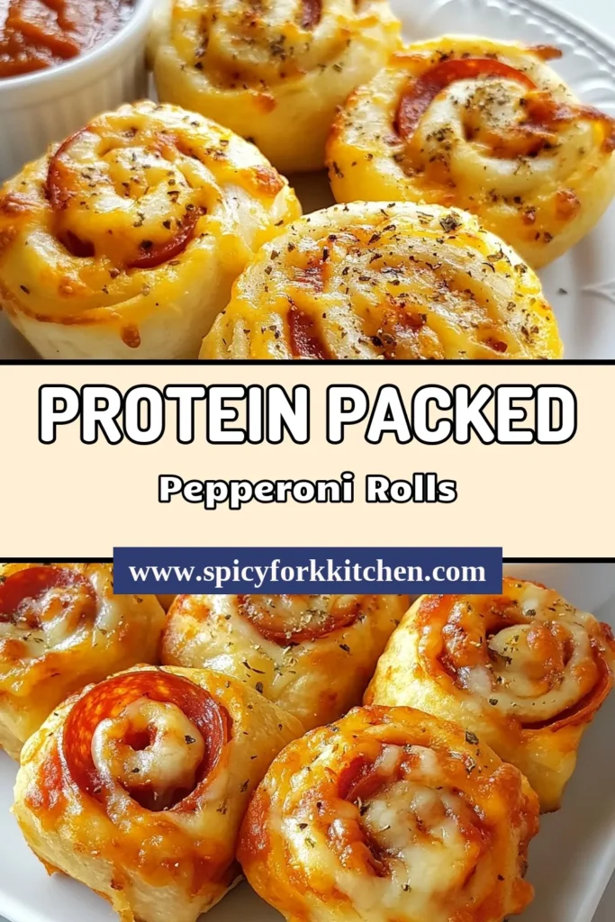Satisfy your cravings with these delicious pepperoni pizza protein rolls! This healthy pizza rolls recipe combines whole wheat flour and protein powder for a guilt-free, high protein snack idea. Perfect for meal prep or a tasty treat, these easy protein-packed recipes are sure to impress. Bake up a batch of these wholesome rolls today and enjoy them with pizza sauce for dipping! Save and try this recipe now! #HealthySnacks #ProteinRolls #PizzaRecipe #MealPrepIdeas