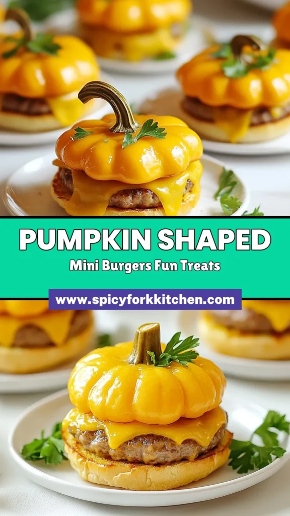 Delight your guests this Halloween with these adorable pumpkin-shaped burgers! Our mini burger recipe is perfect for party food that stands out. Easy to make and incredibly cute, these pumpkin burgers are sure to be a hit. Just follow our simple steps to craft these delicious treats! Perfect for Halloween gatherings, these cute burger ideas will wow everyone. Save this pumpkin burgers recipe for your next festive celebration! #HalloweenPartyFood #MiniBurgerRecipe #PumpkinShapedBurgers #CuteBurgerIdeas