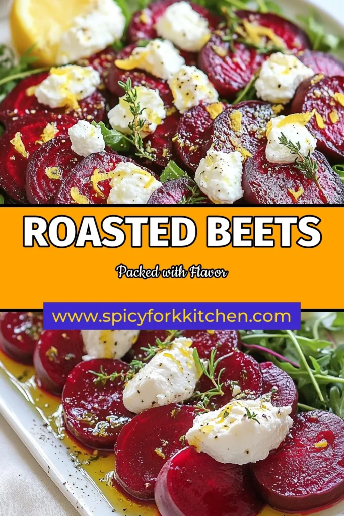 Discover the joy of cooking with vibrant roasted beets in this easy herb-infused beet recipe. Elevate your meals with a delightful roasted beet salad drizzled with balsamic vinegar, perfect for any occasion. Enjoy this flavorful side dish that's not only simple to make but also packed with nutrients. Try it today and transform your dining experience! Save this recipe for your next culinary adventure! #RoastedBeets #HealthyEating #VegetarianRecipes #EasyCooking
