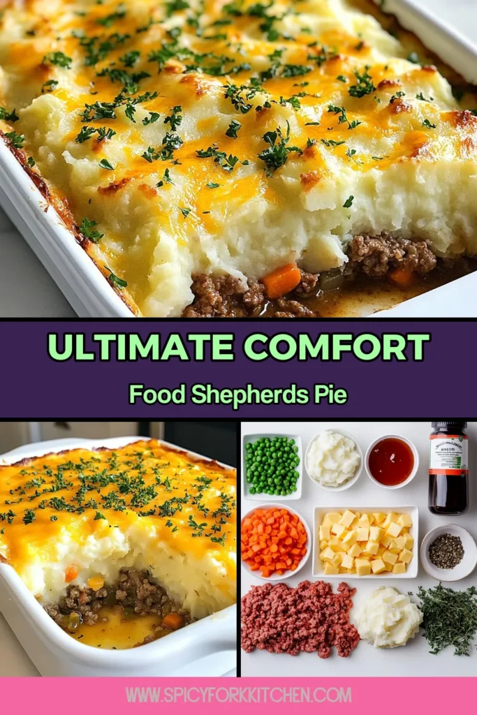 Indulge in this delicious Shepherd's Pie Casserole, a perfect blend of hearty flavors and comfort food goodness. This Hearty Shepherd's Pie Recipe features ground beef and a creamy mashed potato casserole topped with cheddar cheese. It's an easy, satisfying meal that your family will love. Save this Ground Beef Shepherd's Pie for your next dinner night and experience the joy of cozy cooking! Don't forget to try this easy recipe! #ShepherdsPie #ComfortFood #CasseroleRecipes #CookingAtHome
