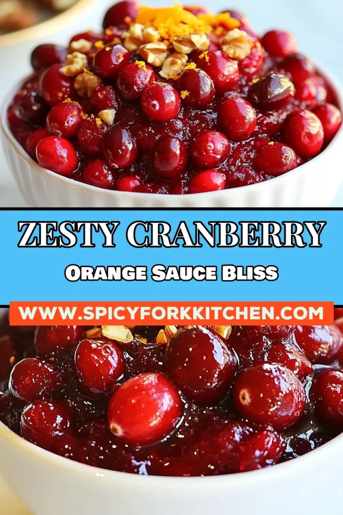 Elevate your holiday meals with this delicious Cran-Orange sauce recipe! This homemade cranberry sauce combines fresh cranberries, orange juice, and zest for a vibrant flavor that complements any dish. Perfect for Thanksgiving, this holiday cranberry sauce is easy to make ahead, allowing you to enjoy more time with family. Discover the joy of a fresh cranberry sauce and impress everyone with this cranberry orange zest recipe. Save this recipe for your next celebration! #CranberrySauce #HolidayRecipes #MakeAheadMeals #CranOrangeSauce
