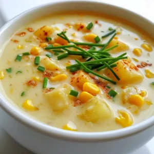 Best Sweetcorn Chowder Rich and Creamy Recipe