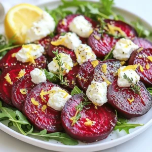 - 4 medium-sized beets, washed and scrubbed - 2 tablespoons olive oil - 1 teaspoon sea salt - 1 teaspoon black pepper - 1 tablespoon fresh thyme leaves (or 1 teaspoon dried thyme) - 2 cloves garlic, minced - Zest of 1 lemon - 2 tablespoons balsamic vinegar (optional, for drizzling) You can swap ingredients based on what you have. Use any cooking oil if you lack olive oil. For thyme, try rosemary or oregano instead. If you don&rsquo;t have lemon, lime zest works too. You can leave out balsamic vinegar if you prefer a plain taste. Fresh ingredients make a big difference. Fresh beets bring out bright colors and flavors. When using fresh herbs, you enhance the dish&rsquo;s taste. Fresh garlic gives a strong aroma that makes your kitchen smell great. Using fresh items can make your meal more enjoyable and healthy. {{ingredient_image_1}} First, wash and scrub your beets well. This removes dirt and helps keep them clean. Next, cut the beets into equal-sized wedges. Aim for about eight wedges per beet. This way, they roast evenly. Place the beet wedges in a large bowl. Add two tablespoons of olive oil, one teaspoon of sea salt, and one teaspoon of black pepper. Toss them well so every wedge is coated. Next, add one tablespoon of fresh thyme leaves, two cloves of minced garlic, and the zest of one lemon. Toss again to combine all the flavors. Now, preheat your oven to 400&deg;F (200&deg;C). Line a baking sheet with parchment paper. Spread the coated beet wedges in a single layer on the sheet. This helps them roast without steaming. Place the baking sheet in the oven and roast for 30 to 40 minutes. Halfway through, stir the beets. This helps them cook evenly and caramelize better. To check if the beets are done, use a fork or knife. Insert it into a wedge; it should slide in easily. If they are still firm, roast them a bit longer. Once tender, remove the beets from the oven. Let them cool for a few minutes. If you want, drizzle some balsamic vinegar over them and toss gently. Enjoy your simple roasted beets warm or at room temperature! For roasted beets, simple seasonings work best. I love using sea salt and black pepper. Fresh herbs like thyme add a nice touch. You can also try rosemary or parsley for new tastes. Mixing in garlic gives a rich flavor that pairs well with beets. Don't forget a splash of lemon zest to brighten up the dish! Want to elevate your roasted beets? Drizzle some balsamic vinegar before serving. This adds a sweet and tangy kick. If you like spice, try adding a pinch of cayenne or smoked paprika. This gives the beets a warm, smoky flavor. If you are feeling adventurous, add nuts for crunch. Walnuts or pecans work great! Roasted beets can stain your hands and clothes. Wear gloves when you cut them to avoid stains. After roasting, let them cool a bit before you slice or serve. This makes them easier to handle. If you have leftovers, store them in an airtight container in the fridge. They taste great in salads or on their own! Pro Tips Choose Fresh Beets: Always select firm, smooth, and vibrant-colored beets for the best flavor and texture. Keep the Skin On: Roasting beets with their skin helps retain moisture and enhances their natural sweetness. Enhance the Flavor: Experiment with different herbs like rosemary or dill for a unique twist on the classic thyme flavor. Make Ahead: Roasted beets can be prepared in advance and stored in the refrigerator for up to a week, making them a convenient option for meal prep. {{image_2}} You can change the taste of your roasted beets by using different herbs. For a fresh twist, try using rosemary or oregano. Both herbs add a nice aroma and depth of flavor. If you want a touch of sweetness, consider basil. Just remember to chop them finely and mix them in with the beets before roasting. To enhance your beets, infuse them with different flavors. Citrus is a great option. Adding orange or lime zest gives a bright, fresh taste. You can also sprinkle in some spices. Try cumin for warmth or smoked paprika for a hint of smokiness. These flavors can transform your dish into something special. Roasted beets make a fantastic addition to salads. They pair well with greens like arugula or spinach. For a hearty dish, serve them alongside grilled chicken or fish. You can also enjoy them cold as a snack. Just slice them up and add a little feta cheese. The options are endless, and each twist adds a new layer of flavor. To store roasted beets, let them cool first. Place them in an airtight container. This keeps them fresh and tasty. You can also use a resealable bag. Make sure to remove excess air before sealing. Store them in the fridge for best results. When you want to eat your roasted beets again, you can reheat them easily. Preheat your oven to 350&deg;F (175&deg;C). Spread the beets on a baking sheet. Heat them for about 10-15 minutes. You can also use a microwave. Just place them in a microwave-safe bowl and heat for 1-2 minutes. Stir halfway for even warmth. Roasted beets last in the fridge for about 3 to 5 days. If you want to keep them longer, consider freezing them. When frozen, they last for about 3 months. Just make sure to store them in a freezer-safe container. Yes, you can eat beets raw. They are crunchy and tasty. Raw beets are great in salads. You can slice or grate them. They add color and a sweet flavor to your dish. Just wash them well. Peeling is optional, as the skin is edible. You can tell beets are done when they are tender. Insert a fork or knife into a piece. If it goes in easily, they are ready. Roasting time is about 30 to 40 minutes. Stir halfway to help them cook evenly. You want a nice caramelized look on the outside. Beets are very good for you. They are low in calories and high in fiber. This helps with digestion. Beets also have vitamins and minerals. They contain folate, which is good for your blood. Antioxidants in beets may help fight inflammation. Plus, they can help lower blood pressure. Eating beets can improve your overall health. Roasting beets enhances their natural sweetness and flavor. You learned how to prep, roast, and check for doneness. Fresh ingredients really make a difference. I shared tips for seasoning, flavoring, and serving ideas. Storage and reheating are easy. Experimenting with herbs and spices can add fun twists. Enjoy your delicious, healthy roasted beets. With these methods, you can impress anyone at your next meal.