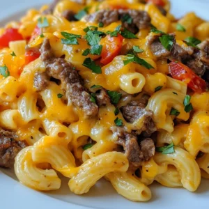 Protein Philly Cheesesteak Mac and Cheese Delight