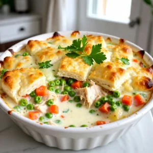 Classic Chicken Pot Pie Casserole Hearty and Comforting
