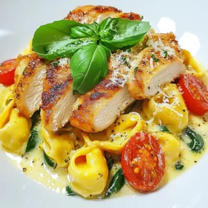 - 2 boneless, skinless chicken breasts - 8 ounces cheese tortellini - 1 cup heavy cream - 1 cup chicken broth - 1 tablespoon olive oil - Salt and pepper to taste - 2 cloves garlic, minced - 1 teaspoon Italian seasoning - 1 cup cherry tomatoes, halved - 1 cup baby spinach - &frac12; cup grated Parmesan cheese - Fresh basil leaves for garnish This dish combines tasty chicken, creamy sauce, and cheesy tortellini. The chicken gives the meal a hearty feel. Each bite of this dish feels special. The cheese tortellini adds a fun twist to this classic recipe. I love using heavy cream in the sauce. It makes everything rich and smooth. The chicken broth adds depth to the flavor. The mix of garlic and Italian seasoning makes your kitchen smell amazing. Fresh cherry tomatoes burst with flavor. They add a nice sweetness. Baby spinach brings a pop of color and nutrients. Topping with Parmesan cheese gives a salty finish. Fresh basil leaves add a bright touch to each plate. These ingredients come together to create a meal that is hard to resist. You will want to share it with friends and family. Each bite feels like a celebration! {{ingredient_image_1}} - First, season the chicken breasts with salt and pepper. - Heat the olive oil in a large skillet over medium heat. - Add the chicken breasts and cook for about 6-7 minutes on each side. - Look for a nice golden brown color and ensure they are cooked through. - Once done, remove the chicken and let it rest before slicing. - In the same skillet, add the minced garlic. - Saut&eacute; for about 30 seconds until it smells amazing. - Next, stir in the halved cherry tomatoes. - Cook them for 2-3 minutes until they soften and release their juices. - Pour in the heavy cream and chicken broth into the skillet. - Add the Italian seasoning and stir well. - Bring this mixture to a gentle simmer for a few minutes. - Add the tortellini to the skillet. - Cook according to the package instructions, about 3-5 minutes. - Check for the al dente texture, which means it's firm but not hard. - Stir in the baby spinach and grated Parmesan cheese. - Keep mixing until the spinach wilts and the cheese melts into the sauce. - Slice the cooked chicken and add it back to the skillet. - Gently mix everything together to combine well. - Allow the dish to heat through for one more minute. - For a pretty finish, garnish with fresh basil leaves. - Serve it hot and enjoy this delightful dish! To make the chicken shine, season it with salt and pepper. This simple step adds a lot of flavor. Heat olive oil in a large skillet over medium heat. Place the chicken breasts in the skillet and cook for 6-7 minutes on each side. Look for a golden brown color. The chicken should be cooked through and no longer pink inside. Use a meat thermometer if you want to check; the internal temperature should be 165&deg;F (75&deg;C). After cooking, let the chicken rest for a few minutes before slicing. This keeps it juicy. For a creamy sauce, you want the right thickness. If the sauce is too thin, let it simmer longer. This will help it thicken naturally. You can also add more cheese for extra richness. If you want a lighter option, consider using half-and-half instead of heavy cream. It still adds creaminess but with fewer calories. You can also use a plant-based cream for a dairy-free version, if you prefer. When cooking tortellini, follow the package instructions closely. This usually takes about 3-5 minutes for al dente texture. Make sure to stir gently so they don&rsquo;t stick together. Overcooking can make them mushy. To pick the best tortellini, choose fresh ones from the deli or frozen varieties. They often taste better than the dry ones. Fresh tortellini will add a nice touch to your dish. Pro Tips Use Fresh Ingredients: Fresh garlic, tomatoes, and basil can enhance the flavors significantly, making your dish more vibrant and delicious. Adjust Creaminess: For a lighter sauce, you can substitute half of the heavy cream with low-fat milk or broth, while still achieving a creamy texture. Perfectly Cooked Tortellini: To prevent overcooking, add the tortellini to the sauce only after it has reached a simmer, ensuring they stay al dente. Rest the Chicken: Letting the chicken rest after cooking helps retain its juices, resulting in a more tender and flavorful protein in your dish. {{image_2}} You can make Marry Me Chicken Tortellini your own with easy swaps. - Alternative proteins: Instead of chicken, try shrimp or tofu. Both give a different taste. - Different pasta shapes: If you can't find tortellini, use any pasta you like. Shells or fettuccine work great too! Adding new flavors can make this dish even better. - Adding spices for heat: Sprinkle in red pepper flakes or cayenne pepper. This gives the dish a nice kick. - Incorporating additional vegetables: Toss in bell peppers or zucchini. They add color and nutrients without changing the dish much. You can adjust the recipe to fit dietary needs. - Gluten-free tortellini options: Many brands offer gluten-free pasta. Look for it in stores or online. - Dairy-free cream alternatives: Use coconut cream or almond milk for a dairy-free sauce. It keeps the dish creamy without dairy. To store leftover Marry Me Chicken Tortellini, let it cool first. Place the tortellini in an airtight container. This helps keep it fresh. I recommend using glass containers or high-quality plastic ones. These types prevent spills and keep flavors intact. The best methods for reheating are on the stove or in the microwave. If using a stove, add a splash of chicken broth to keep it moist. Stir it often until warm. If you use the microwave, heat in short bursts. Stir in between to avoid hot spots. Add fresh basil leaves just before serving for extra flavor. To freeze Marry Me Chicken Tortellini, store it in a freezer-safe container. This helps keep it fresh for up to three months. Remember to label your container with the date. For thawing, place it in the fridge overnight. Once thawed, reheat on the stove or microwave. Be sure to check if you need to add more cream or broth for a creamy texture. Marry Me Chicken Tortellini is a creamy pasta dish featuring tender chicken and cheese tortellini. This dish combines Italian flavors with a rich sauce made from heavy cream and chicken broth. I love the bright taste of cherry tomatoes and fresh spinach in this recipe. The name comes from its deliciousness&mdash;many say it&rsquo;s a dish worth proposing over! Marry Me Chicken Tortellini will last in the fridge for about three to four days. To keep it fresh, store it in an airtight container. This helps to maintain its creamy texture and flavor. Always check for any off smells or changes in texture before eating leftovers. Yes, you can make Marry Me Chicken Tortellini ahead of time. Prepare the dish completely, then let it cool. Store it in the fridge until you are ready to serve. When you are ready, simply reheat it on the stove over low heat. Add a splash of cream if it seems too thick. Marry Me Chicken Tortellini pairs well with a fresh garden salad. A simple arugula salad with a lemon vinaigrette adds brightness. Garlic bread is another great option to soak up the creamy sauce. Roasted vegetables like asparagus or broccoli also complement the dish nicely. Marry Me Chicken Tortellini combines rich flavors with simple steps. You learned about key ingredients, from chicken to tortellini, and how to make a creamy sauce. I shared tips to perfect your dish and variations for added excitement. This dish is a must-try for any meal. Embrace your creativity in the kitchen and enjoy a delightful dish that impresses everyone. Cook with confidence, and you'll love the results!