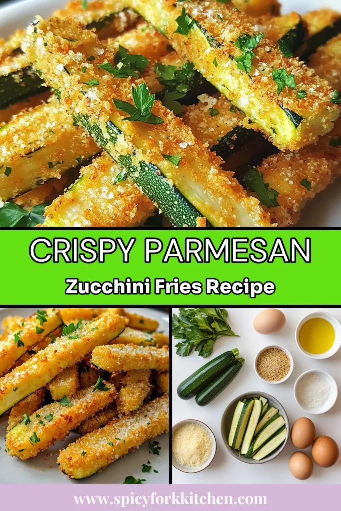 Looking for a delicious way to enjoy healthy zucchini recipes? Try these Parmesan zucchini fries, the ultimate crispy vegetable snacks! Baked to perfection, these baked zucchini fries are coated in a savory Parmesan crust, making them the perfect treat. Pair them with your favorite dipping sauce for an extra flavor boost. Don't miss out on this guilt-free snack—save the recipe today! #ZucchiniFries #HealthySnacks #VegetableFries #BakedZucchiniFries