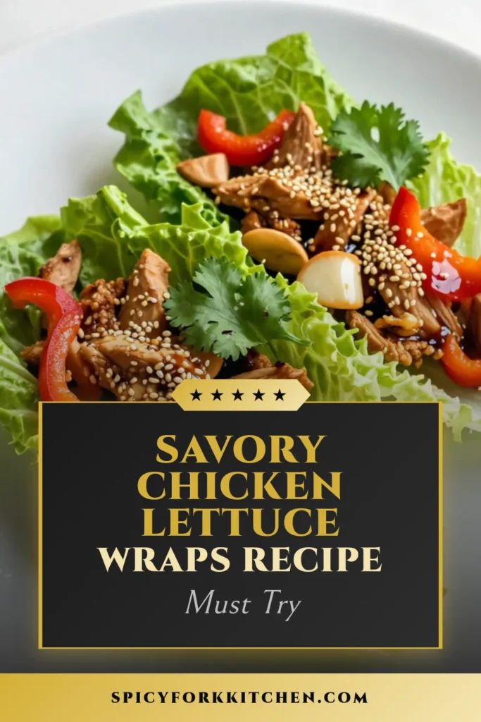 Discover the delicious flavors of Sesame Ginger Chicken Lettuce Wraps with this easy Lettuce Wraps Recipe! Perfect for a quick dinner idea, these Ground Chicken Lettuce Wraps are not only healthy but also packed with nutrients. Ready in just 25 minutes, they're perfect for busy weeknights. Try making these delightful Healthy Chicken Wraps tonight, and don't forget to save the recipe! #HealthyEating #DinnerInspiration #QuickMeals #LettuceWraps