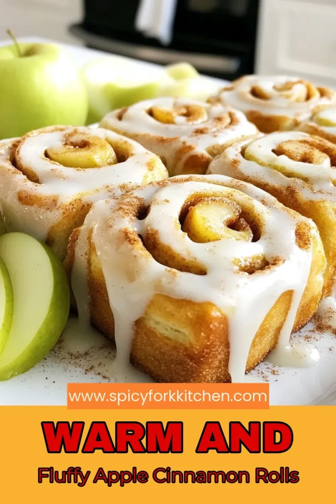 Indulge in the ultimate comfort food with this Apple Cinnamon Rolls recipe! These easy cinnamon rolls with apples feature the tartness of Granny Smith apples, combined with the warm spices of cinnamon and nutmeg. Perfect for breakfast or a sweet treat, homemade apple cinnamon rolls are sure to impress. Don't forget to drizzle them with the irresistible cinnamon rolls with glaze recipe! Save this recipe for a delightful baking day. #AppleCinnamonRolls #HomemadeRecipes #CinnamonRolls #BakingJoy