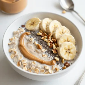 Peanut Butter Protein Overnight Oats Nourishing Recipe
