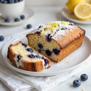 Lemon Blueberry Yogurt Loaf Simple and Delicious Recipe