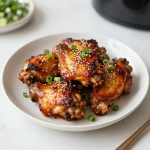 Air Fryer Teriyaki Chicken Thighs Flavorful Dish