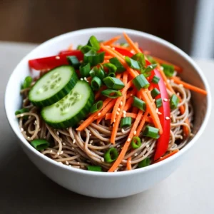 Savory Sesame Ginger Noodle Salad Fresh and Tasty Mix
