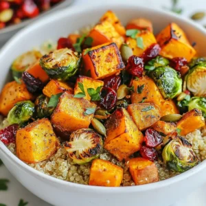 Autumn Glow Roasted Veggie Quinoa Bowls Delight